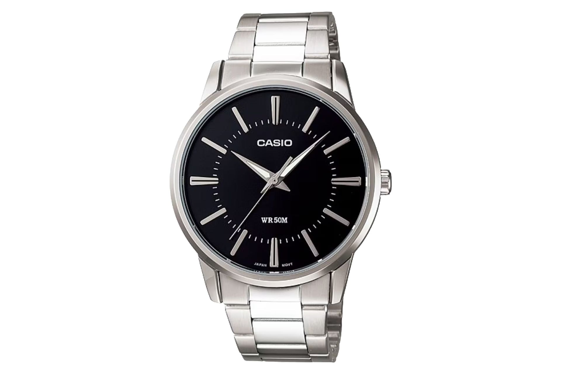 نمای جلوی ساعت مچی زنانه کاسیو Analog LTP-1303D-1A با نمایش فریم و صفحه