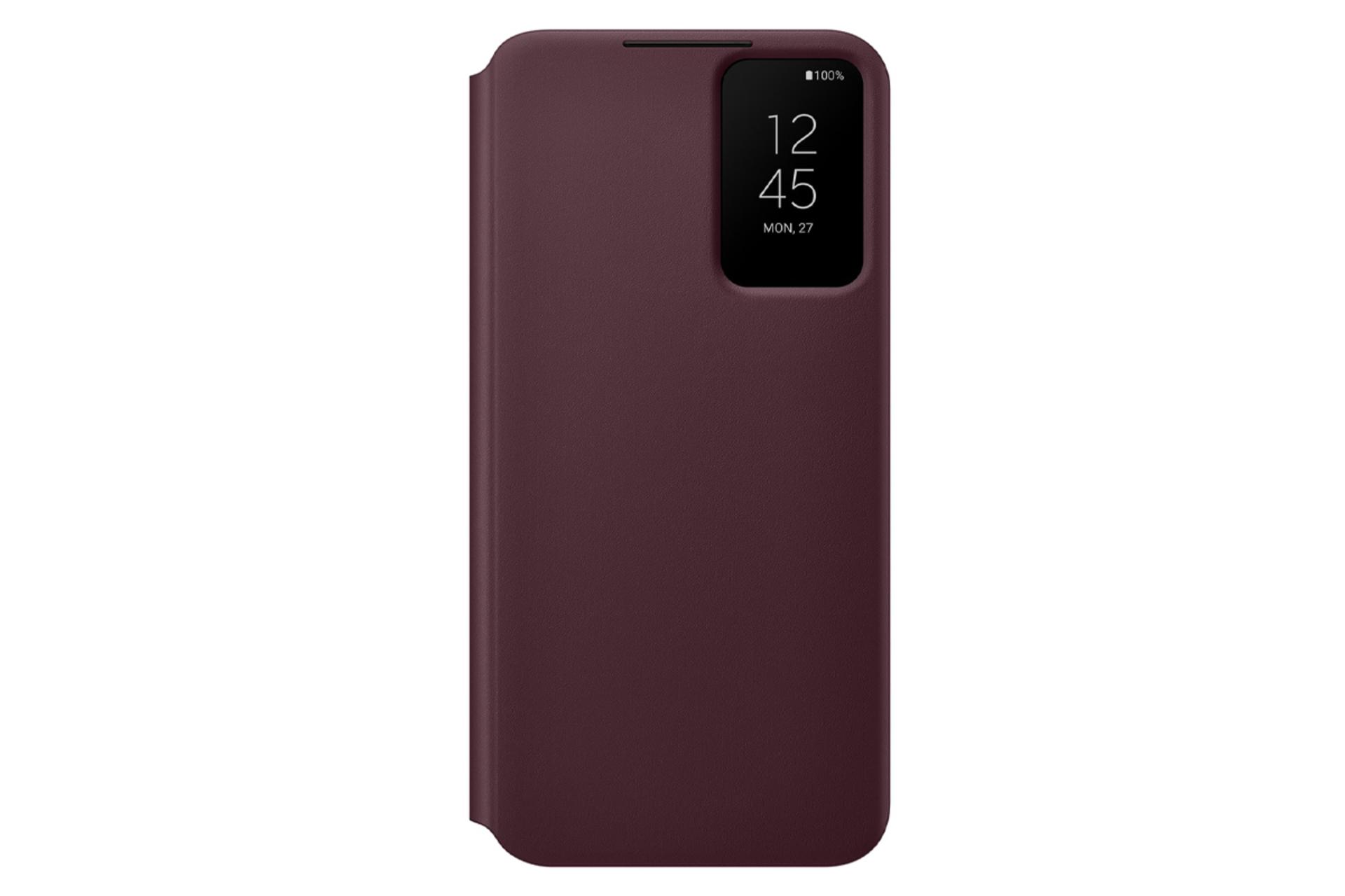 کیف کلاسوری سامسونگ مدل Smart Clear View مناسب سامسونگ Galaxy S22 Plus