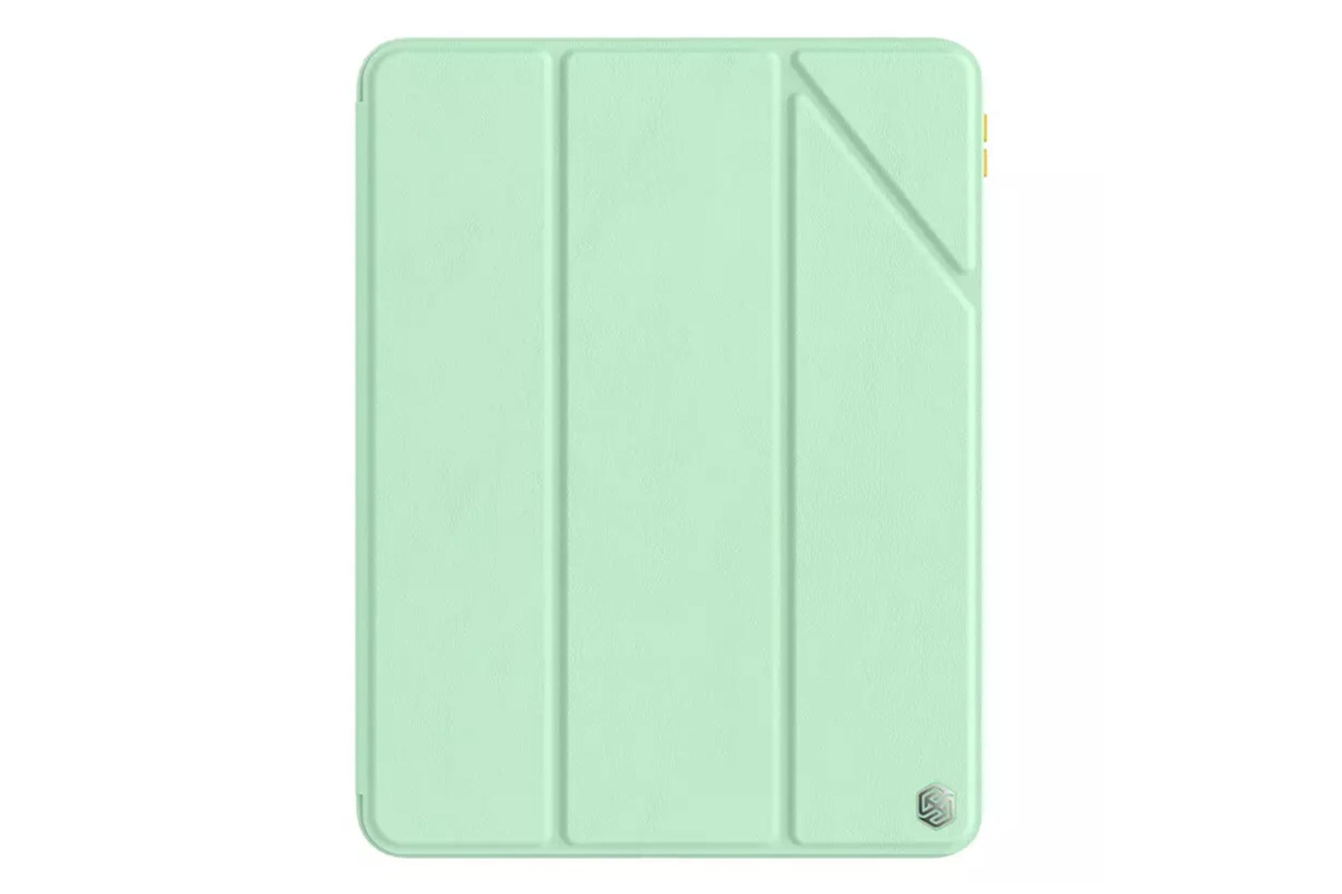 رنگ سبز قاب تبلت نیلکین مدل Bevel Leather مناسب اپل iPad Pro 11 2022 / 2021 / 2020