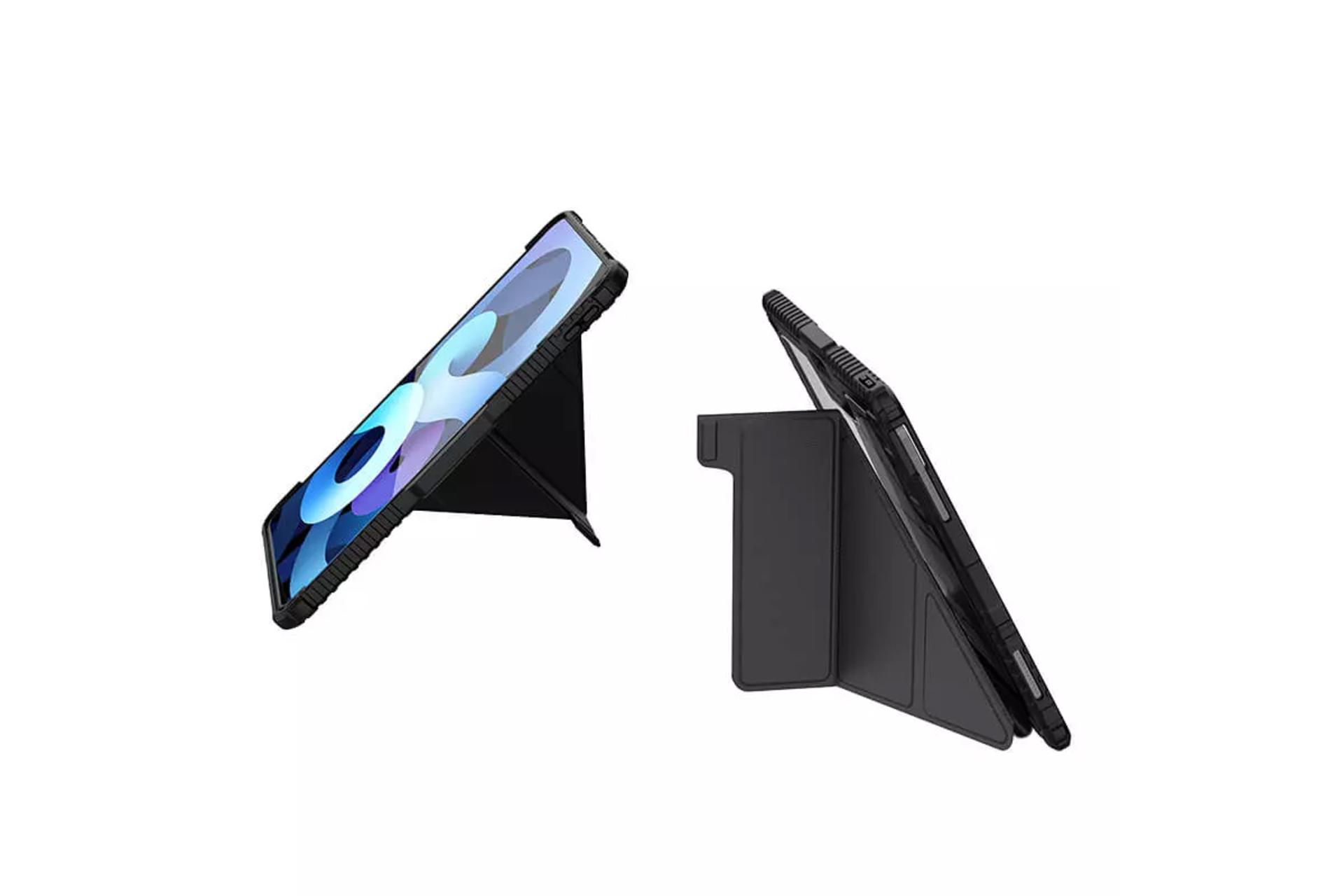 قاب تبلت کیف کلاسوری نیلکین مدل Bumper Leather Case Pro Multi-angle مناسب اپل iPad Air 13 2024