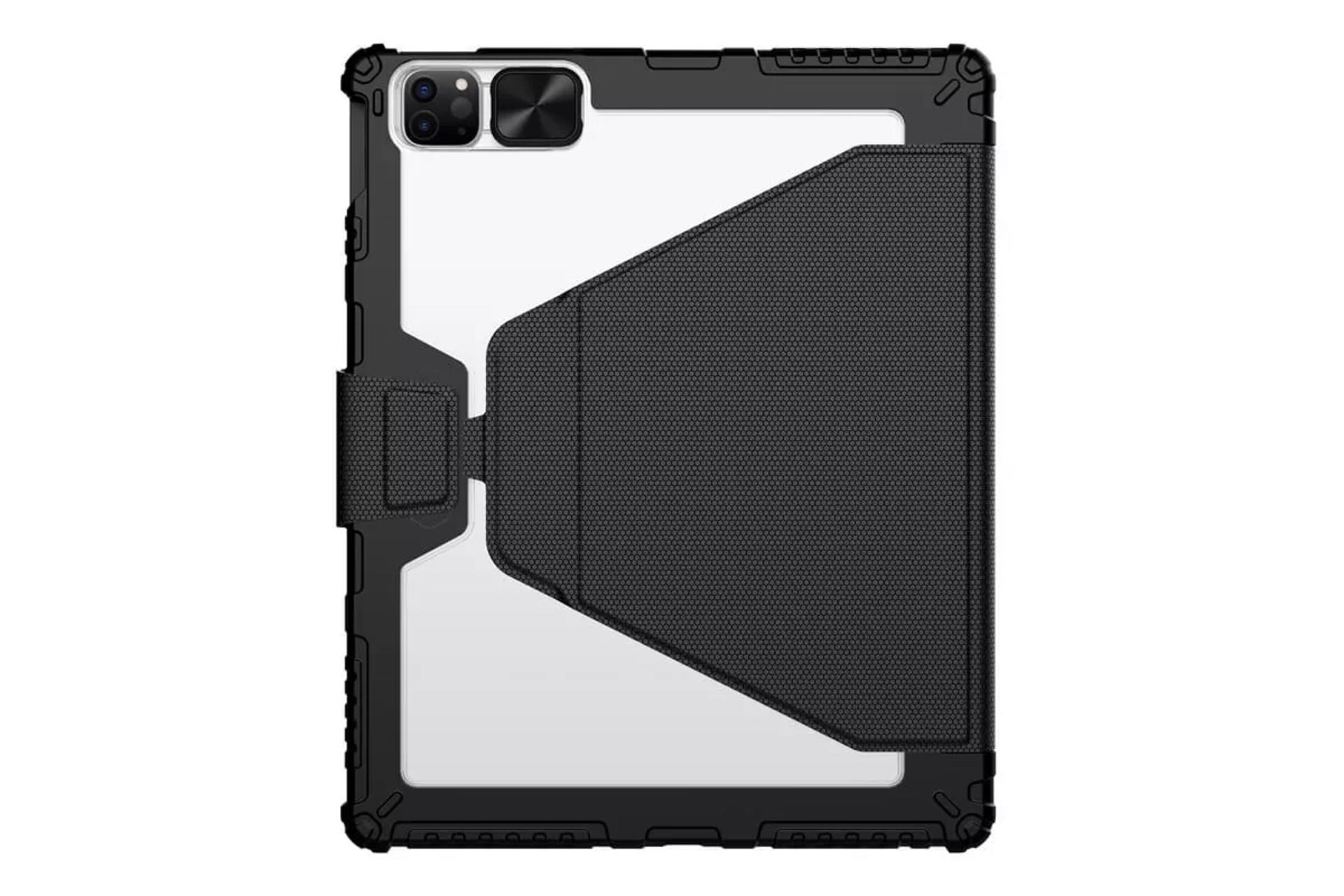 نمای پشت قاب تبلت کیف کلاسوری نیلکین مدل Bumper SnapSafe Magnetic مناسب اپل iPad Pro 12.9 2022 / 2021 / 2020