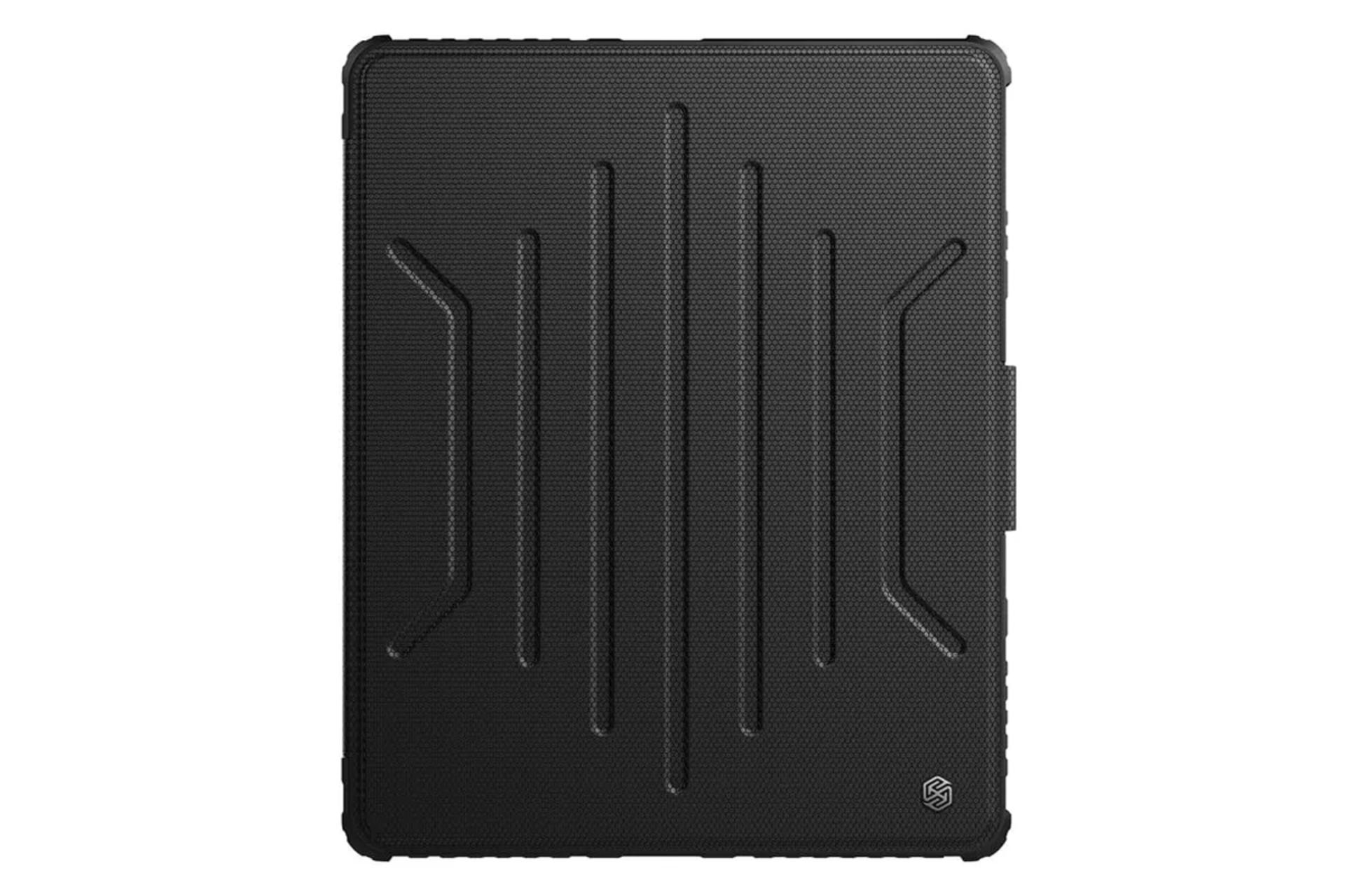 رنگ مشکی قاب تبلت کیف کلاسوری نیلکین مدل Bumper SnapSafe Magnetic مناسب اپل iPad Pro 12.9 2022 / 2021 / 2020