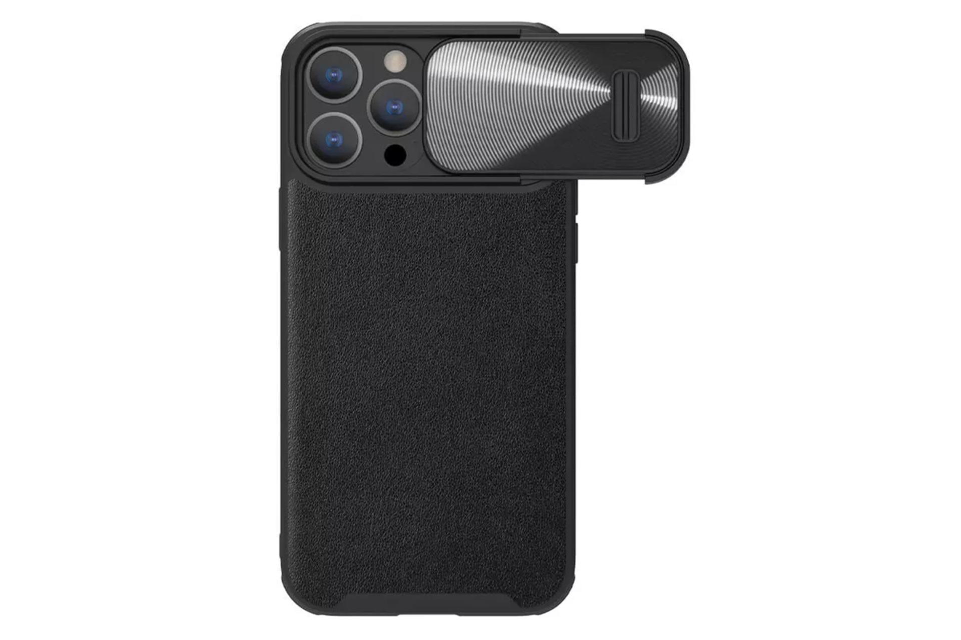 قاب گوشی نیلکین مدل CamShield Leather S مناسب اپل iPhone 13 Pro Max 