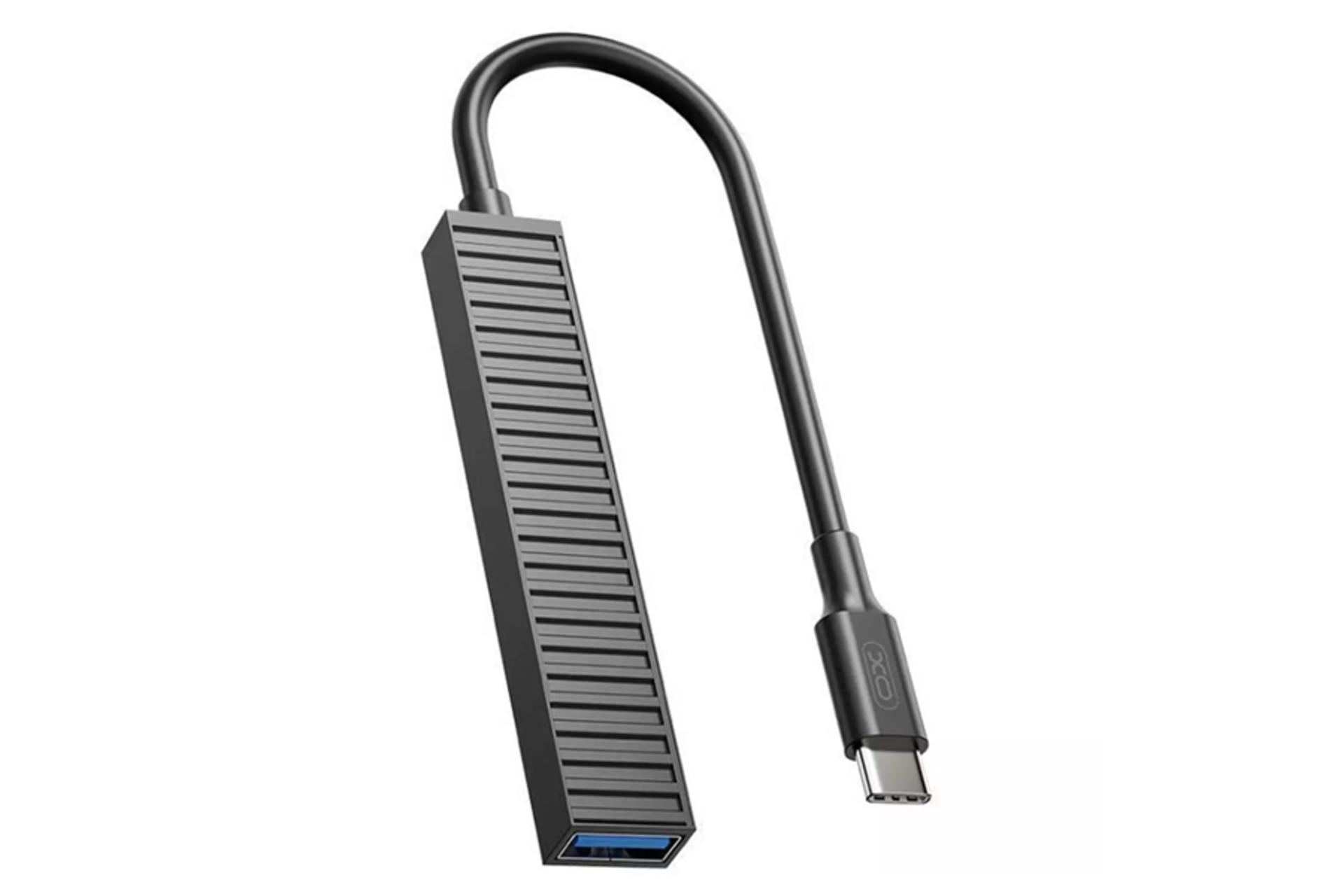 هاب USB هاب USB-C ایکس او 4 پورت مدل HUB014B