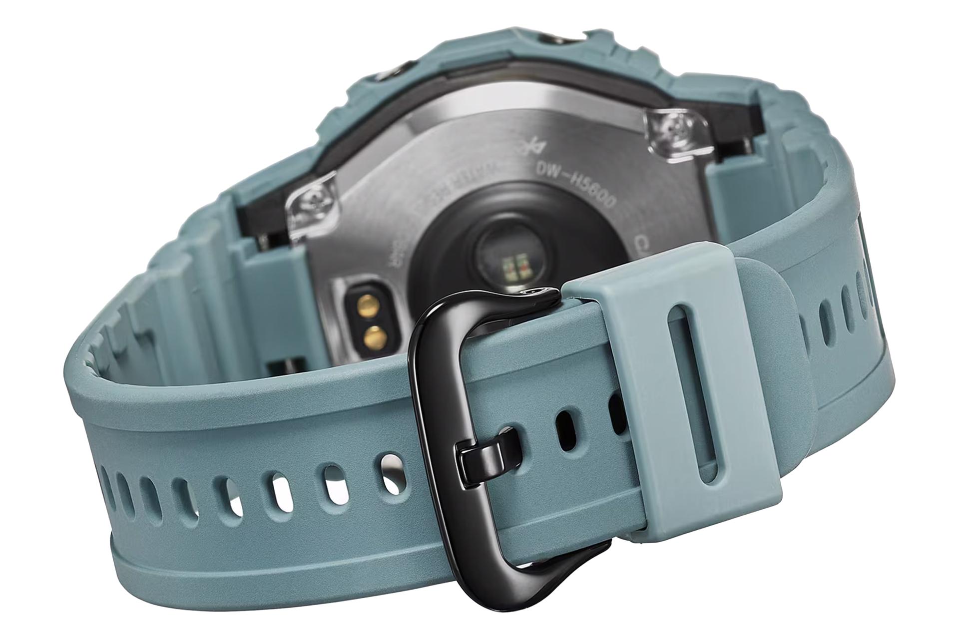 نمای پشت ساعت مچی مردانه کاسیو جی شاک DW-H5600-2 با نمایش بند و قفل