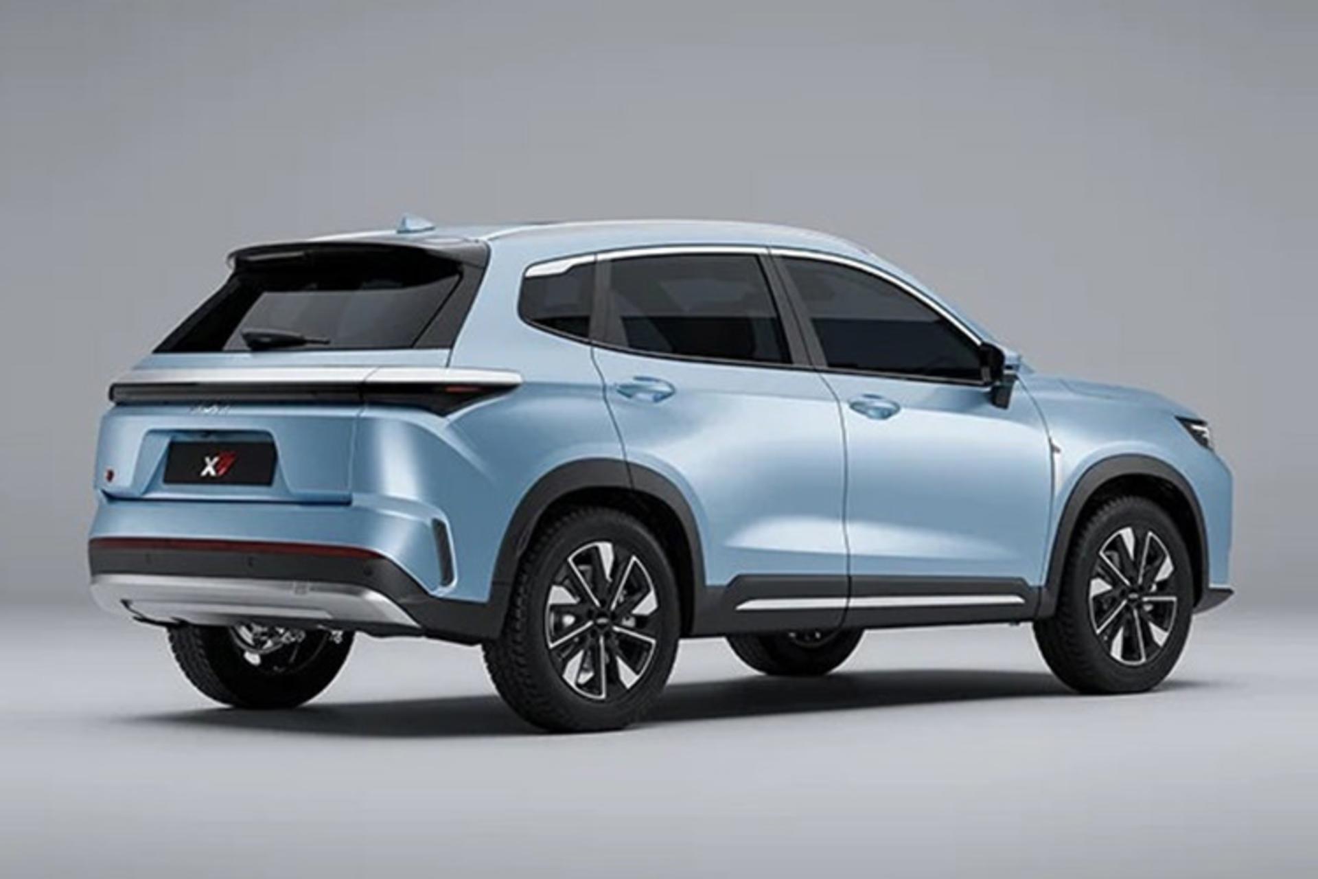 خودرو ام وی ام MVM X77 نمای پشت و جانبی