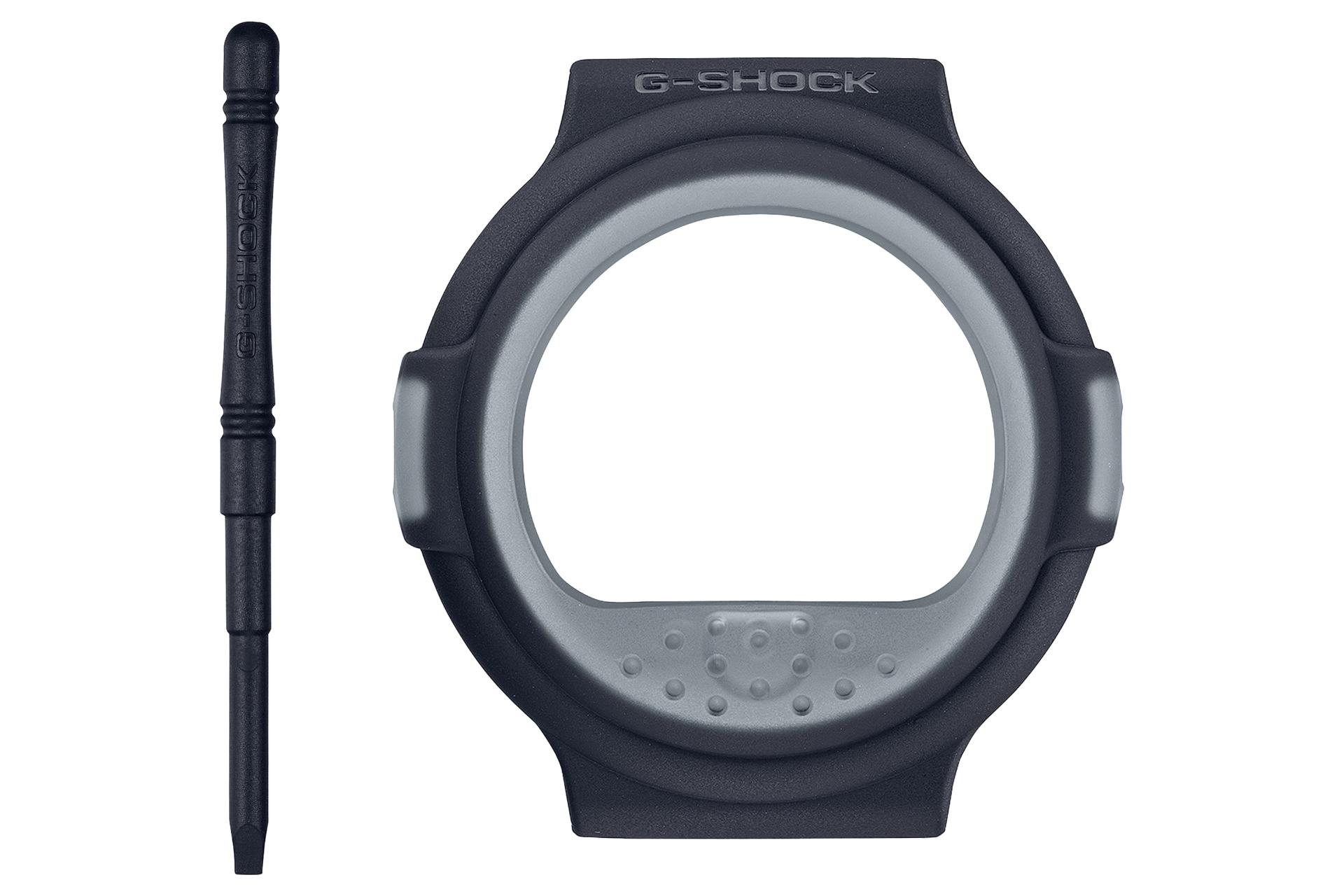 نمای کاور مخصوص ساعت مچی مردانه کاسیو جی شاک G-B001MVA-1 به همراه ابزار تعویض