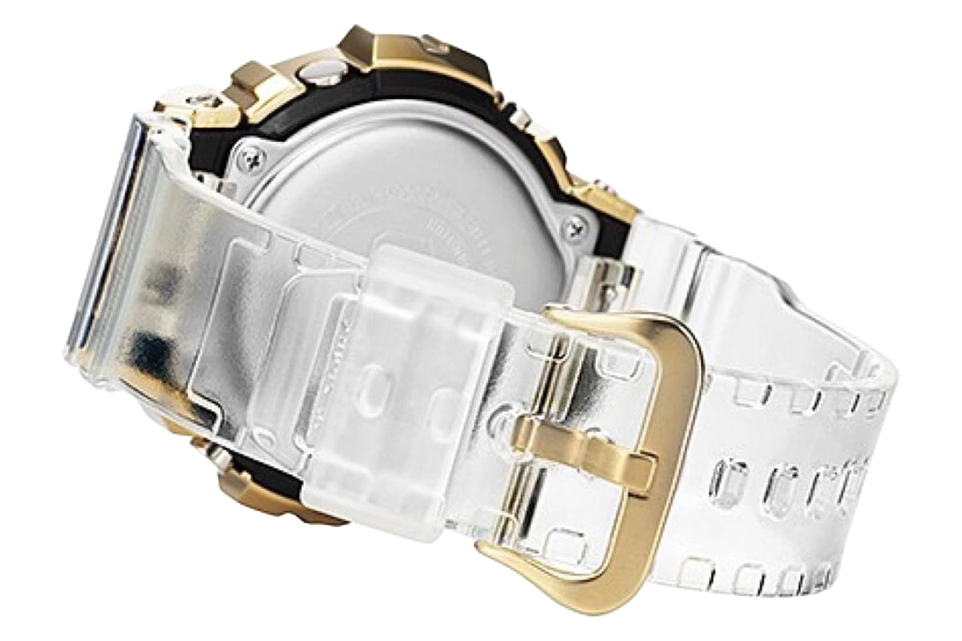 نمای پشت ساعت مچی مردانه کاسیو جی شاک GM-6900SG-9 با نمایش بند