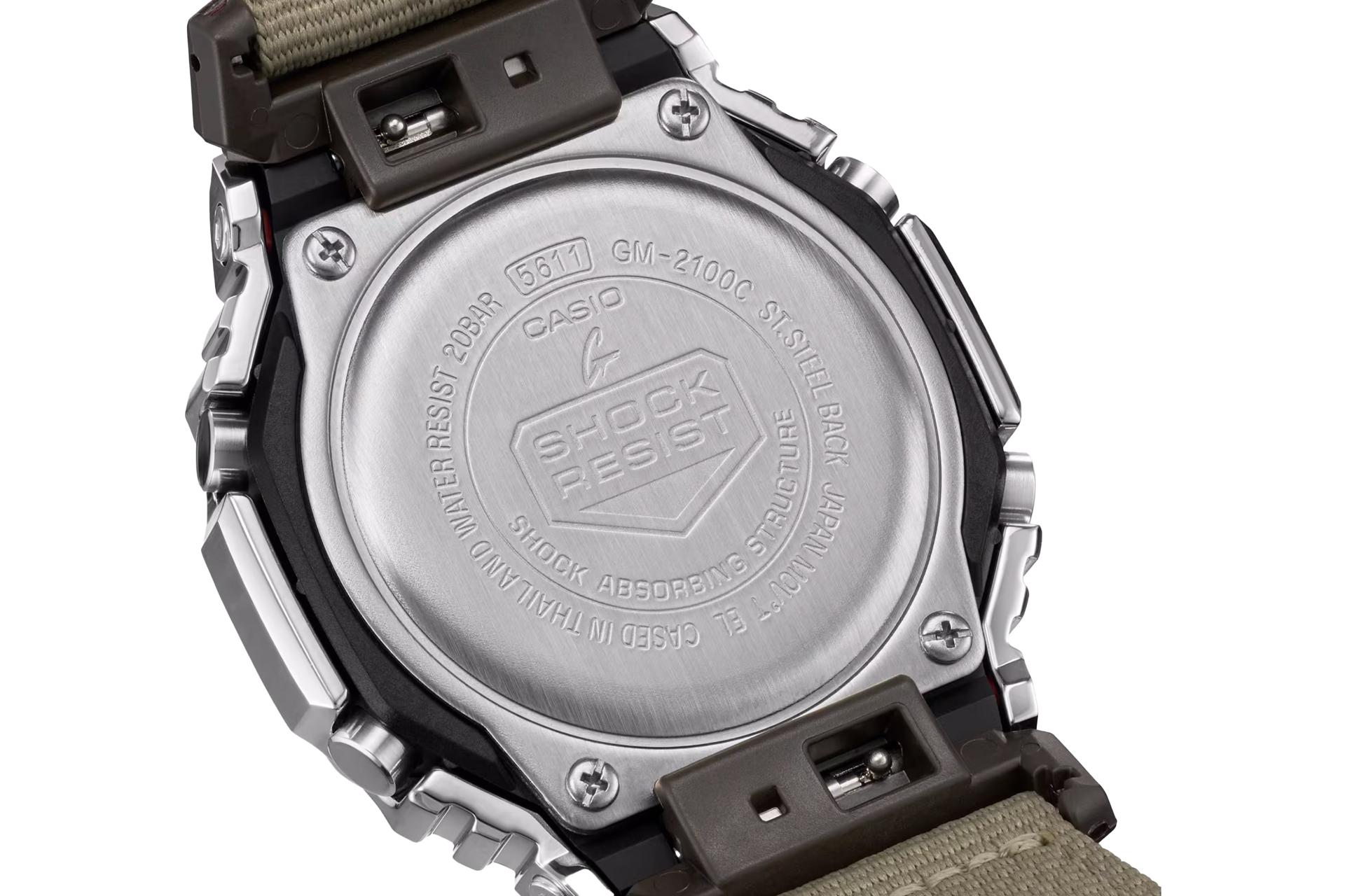 پنل پشت ساعت مچی مردانه کاسیو جی شاک GM-2100C-5A