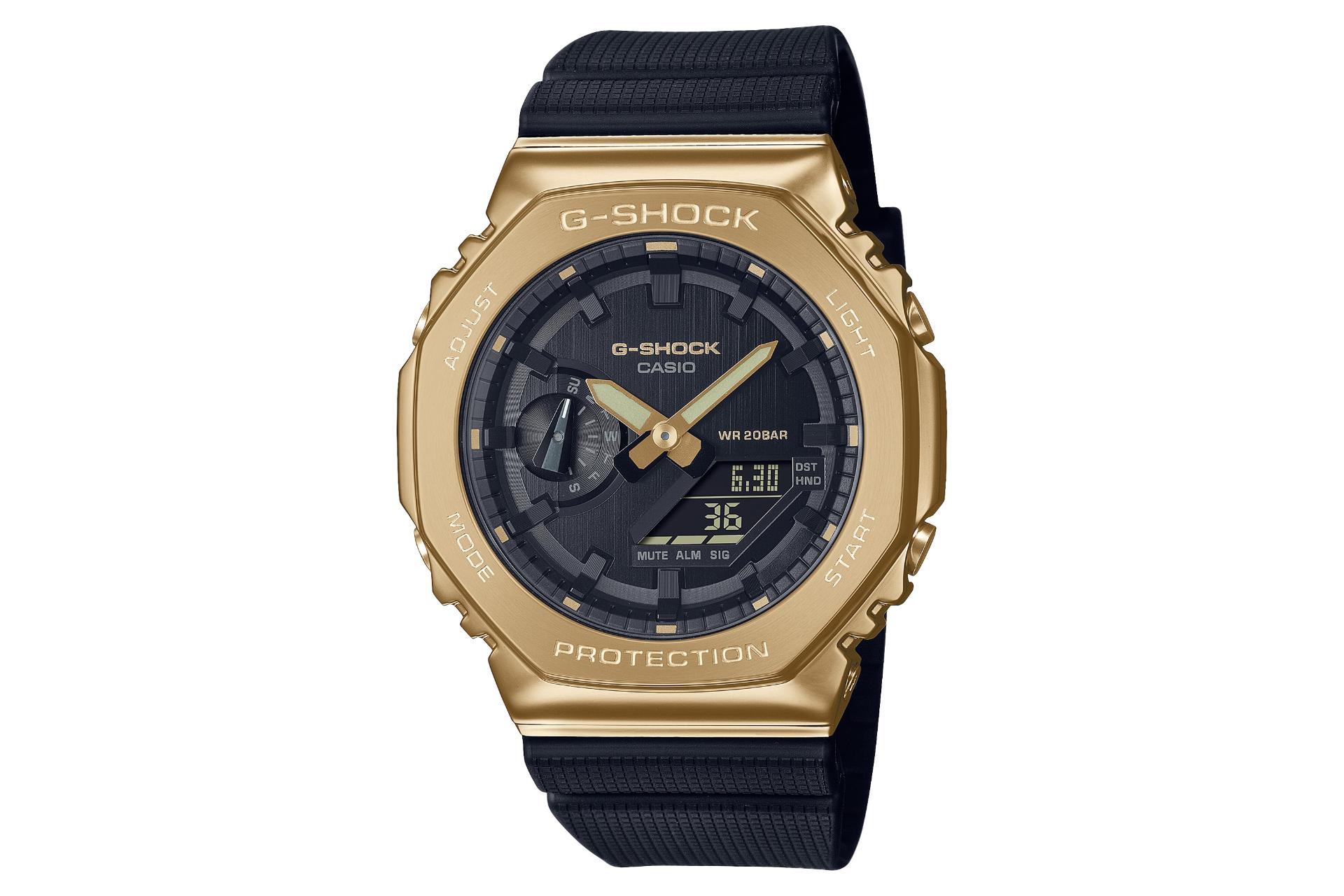 فریم و صفحه ساعت مچی مردانه کاسیو جی شاک GM-2100G-1A9