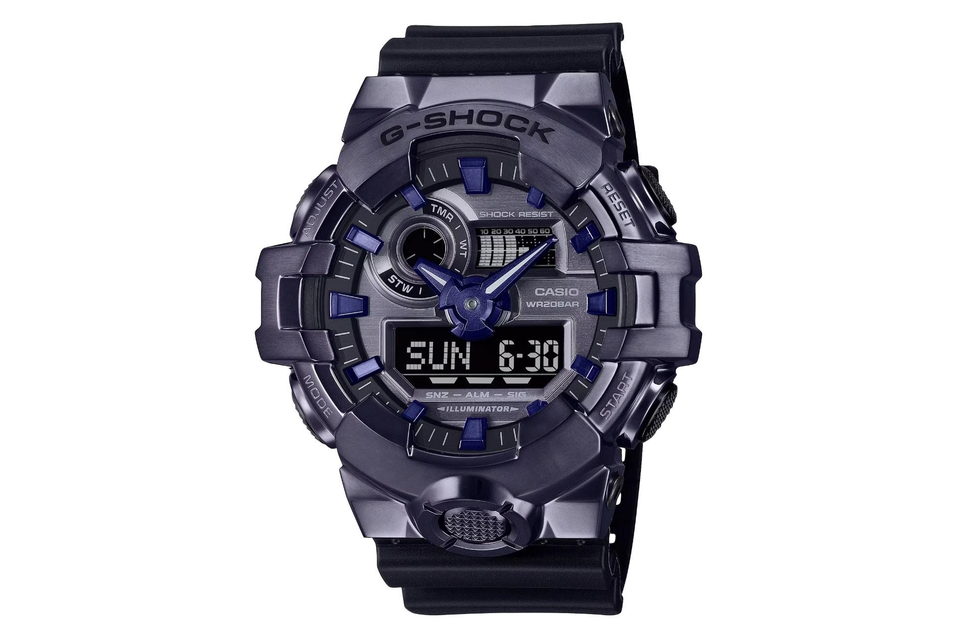 صفحه و فریم ساعت مچی مردانه کاسیو جی شاک GM-700P-6A