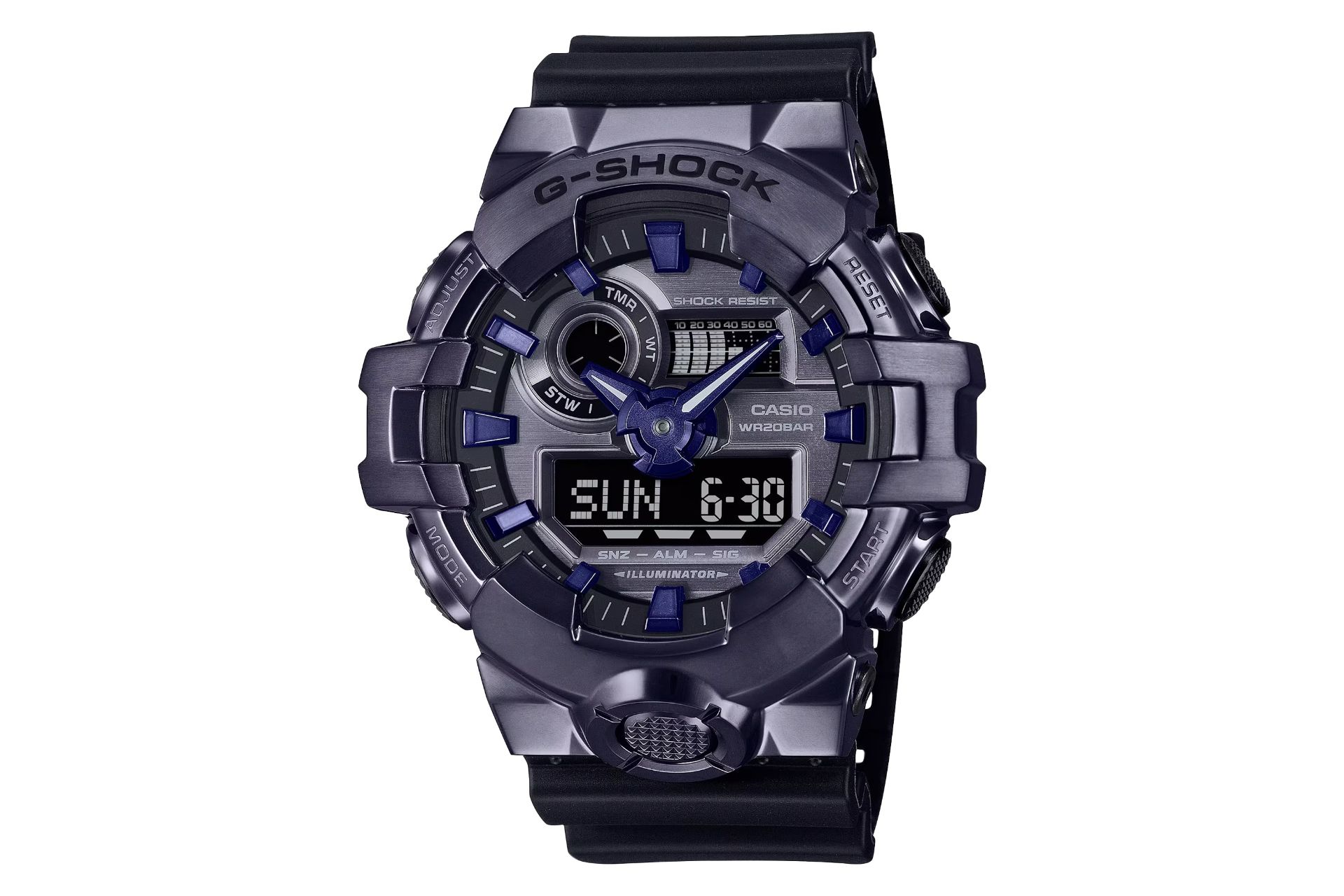 صفحه و فریم ساعت مچی مردانه کاسیو جی شاک GM-700P-6A