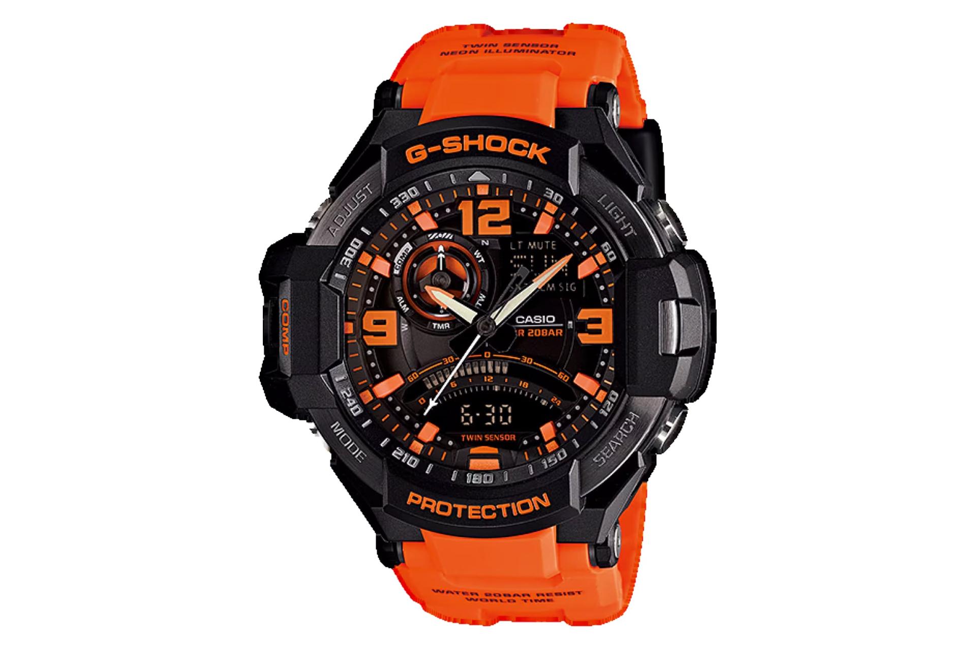 صفحه و فریم ساعت مچی مردانه کاسیو جی شاک GA-1000-4A