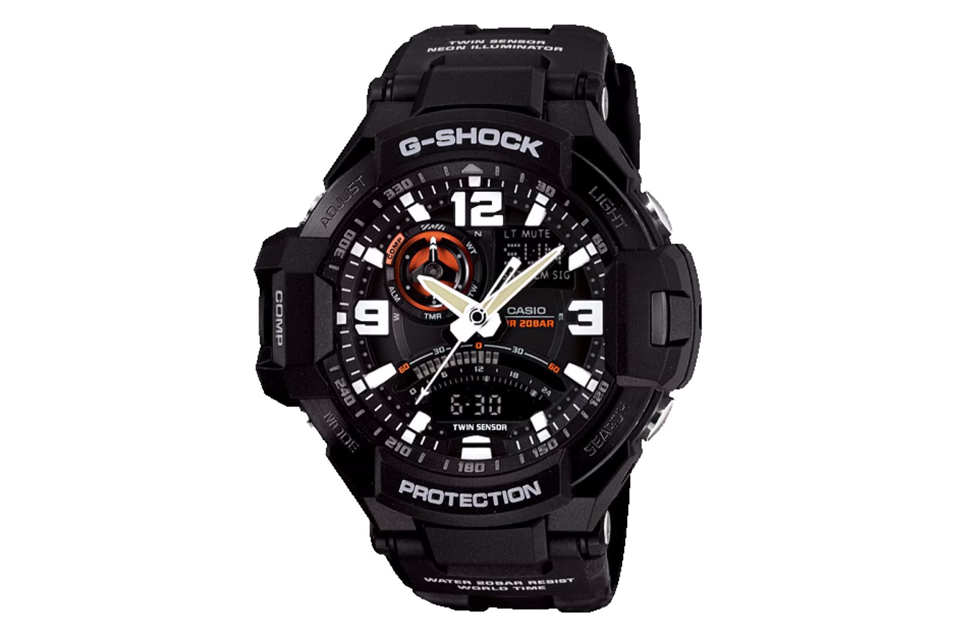 صفحه و فریم ساعت مچی مردانه کاسیو جی شاک GA-1000-1A