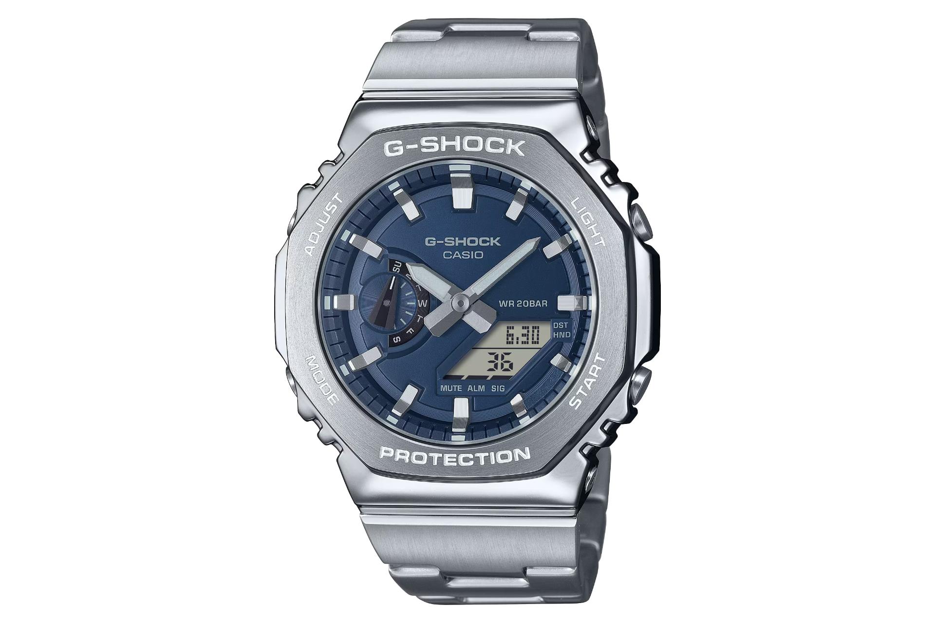 صفحه و فریم ساعت مچی مردانه کاسیو جی شاک GM-2110D-2B