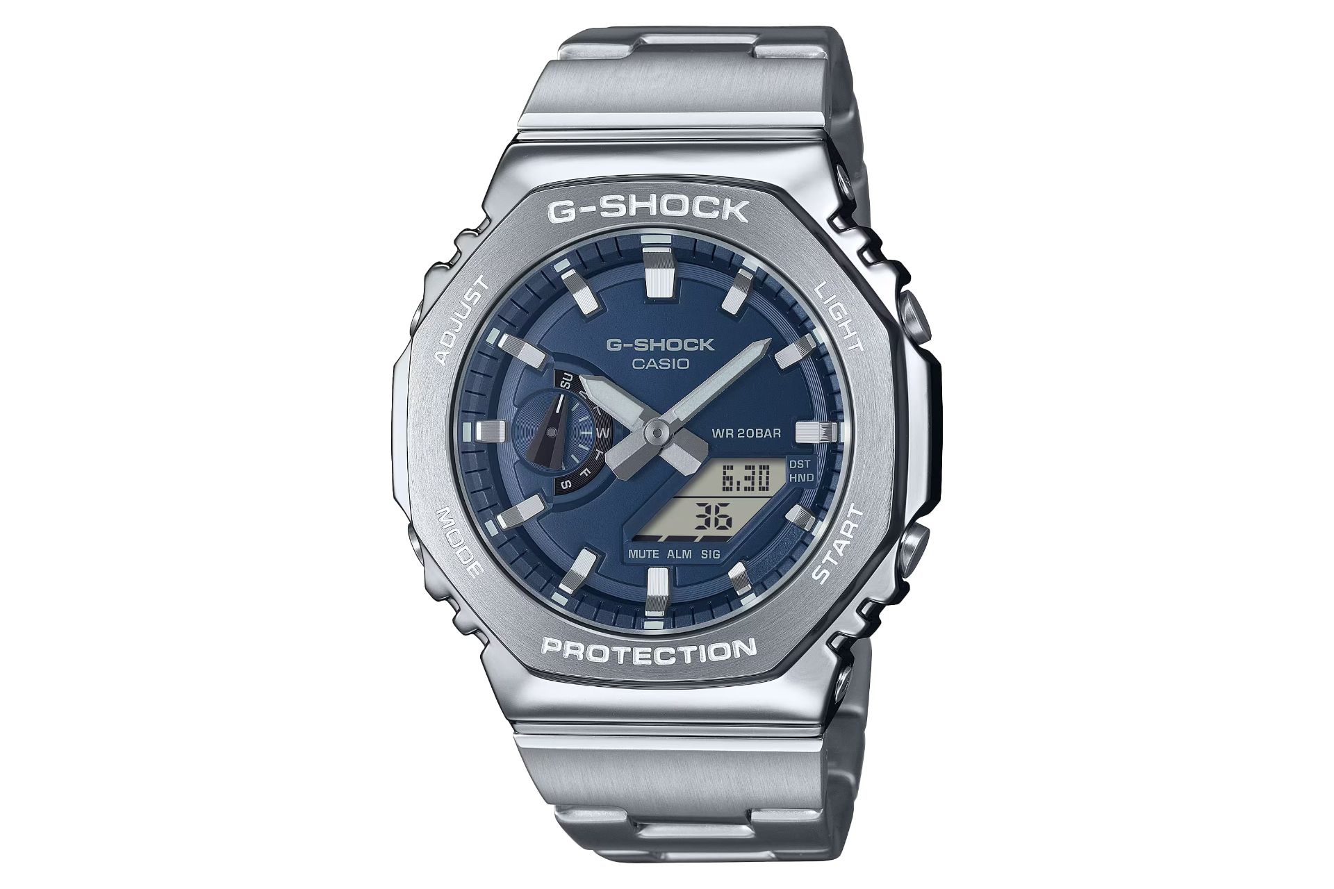 صفحه و فریم ساعت مچی مردانه کاسیو جی شاک GM-2110D-2B