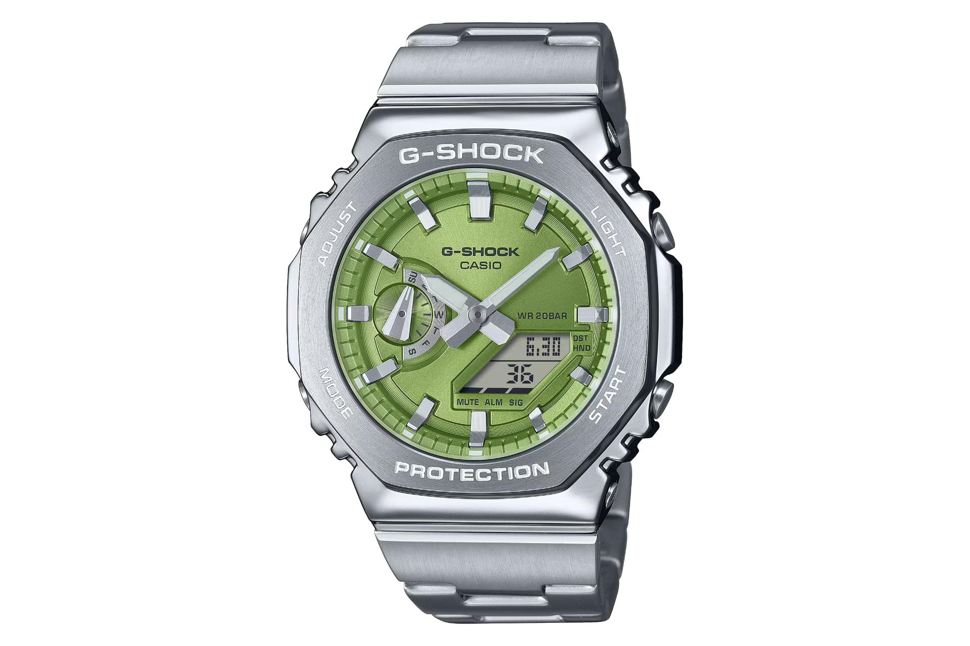 فریم و صفحه ساعت مچی مردانه کاسیو جی شاک GM-2110D-3A