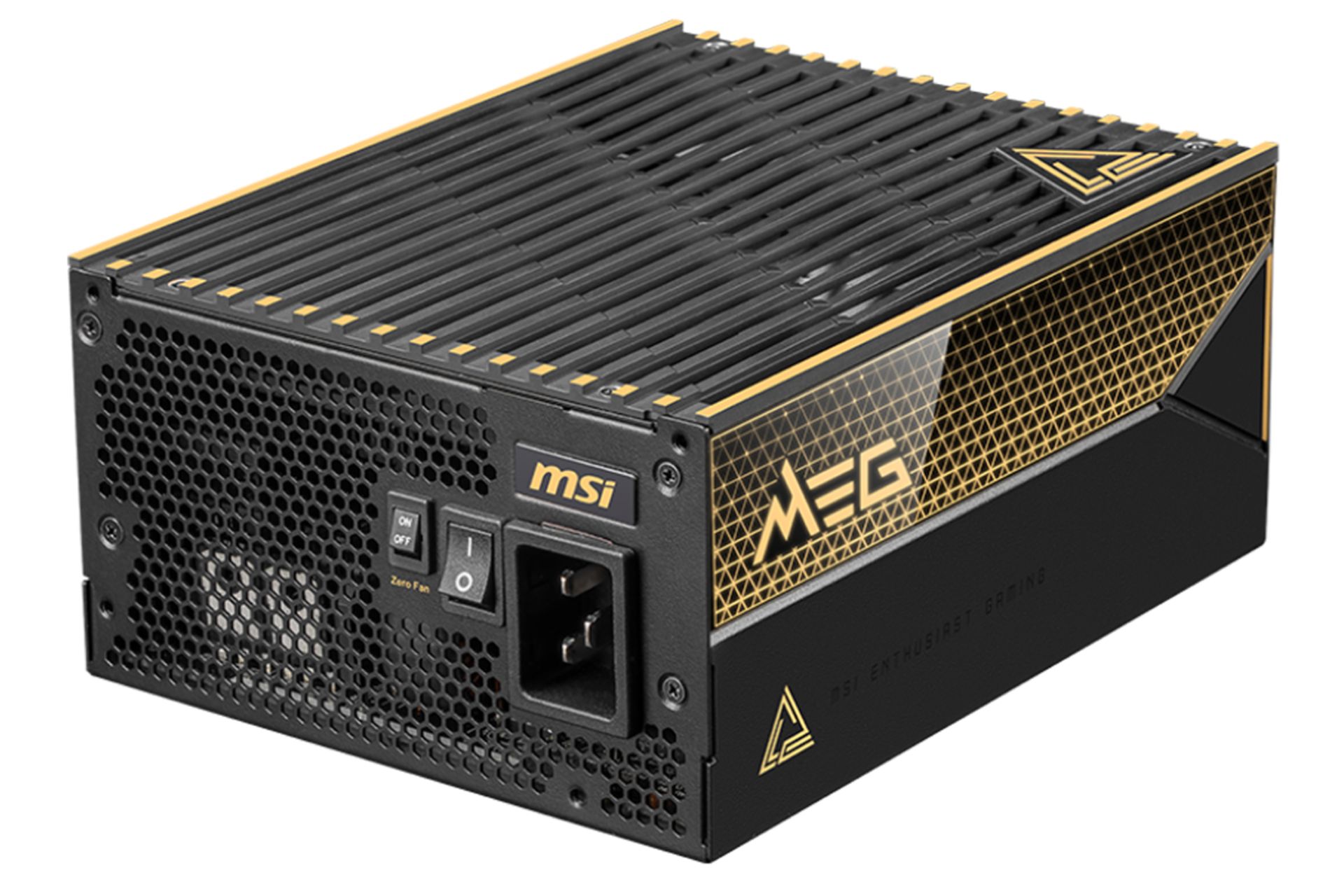 ابعاد و اندازه پاور کامپیوتر ام اس آی MEG Ai1600T PCIE5 با توان 1600 وات