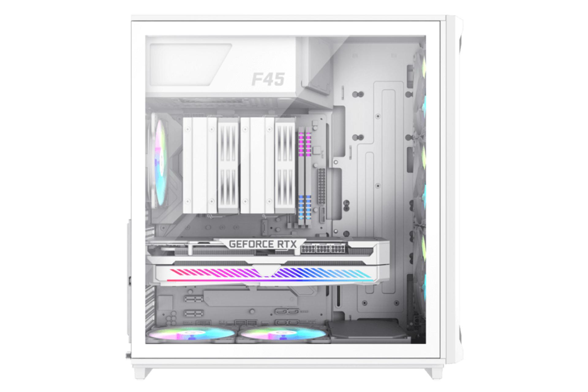 نمای داخل کیس کامپیوتر گیم‌ مکس F45