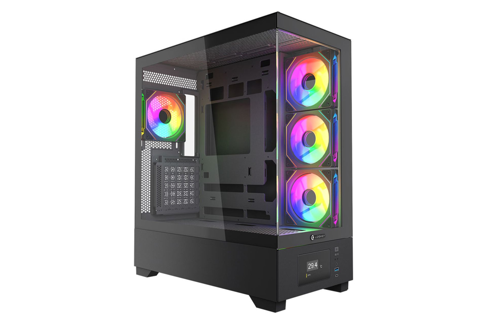 نمای سمت چپ کیس کامپیوتر لاجی کی C674B