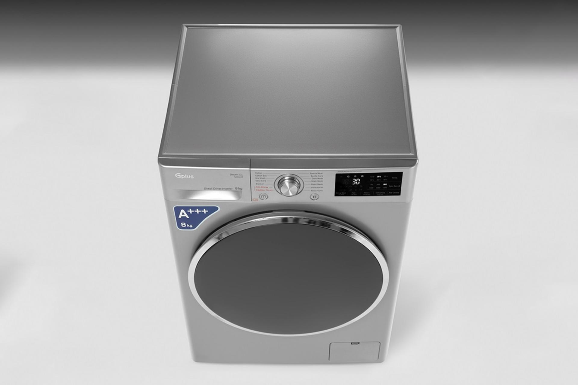 ماشین لباسشویی جی پلاس GWM-R880 نمای بالا