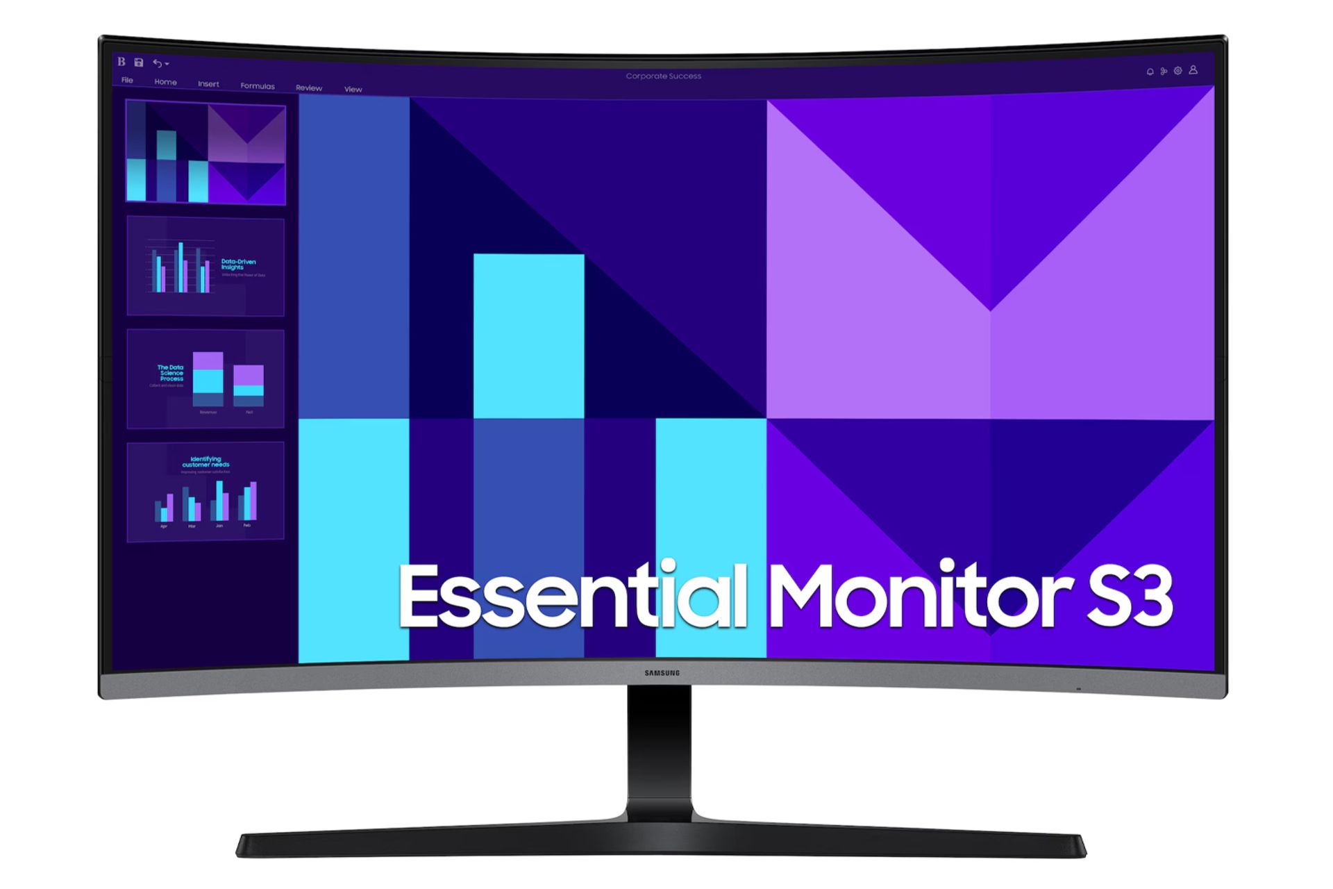 مانیتور سامسونگ 32 اینچ مدل S32D392GAM نمای روبرو