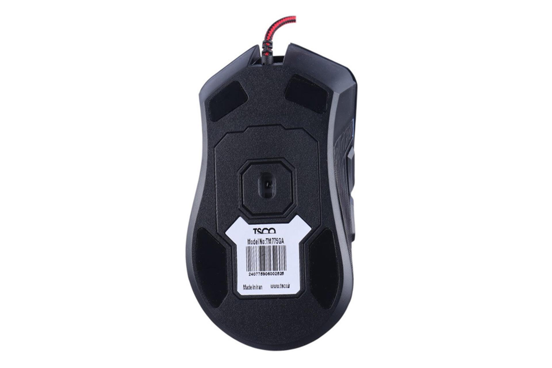 نمای پشت ماوس تسکو TM 775GA