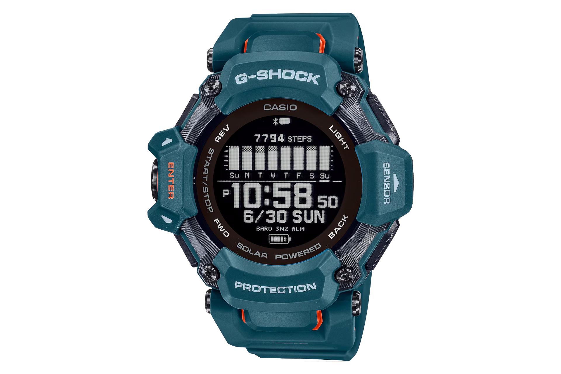 فریم، صفحه و لوگوی ساعت مچی مردانه کاسیو جی شاک GBD-H2000-2