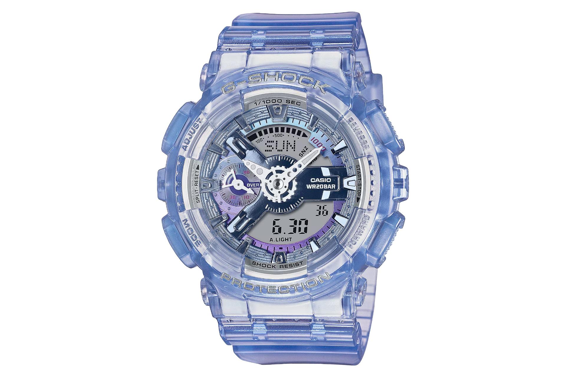 صفحه، فریم و لوگوی ساعت مچی زنانه کاسیو جی شاک GMA-S110VW-6A