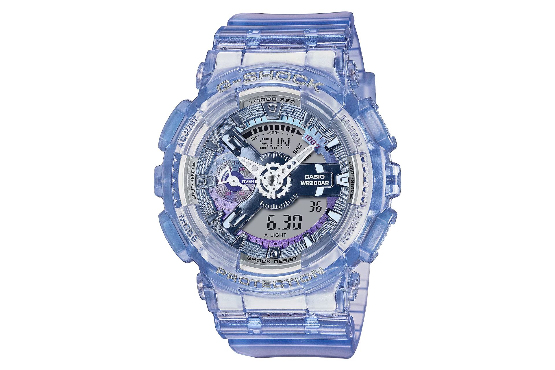 صفحه، فریم و لوگوی ساعت مچی زنانه کاسیو جی شاک GMA-S110VW-6A