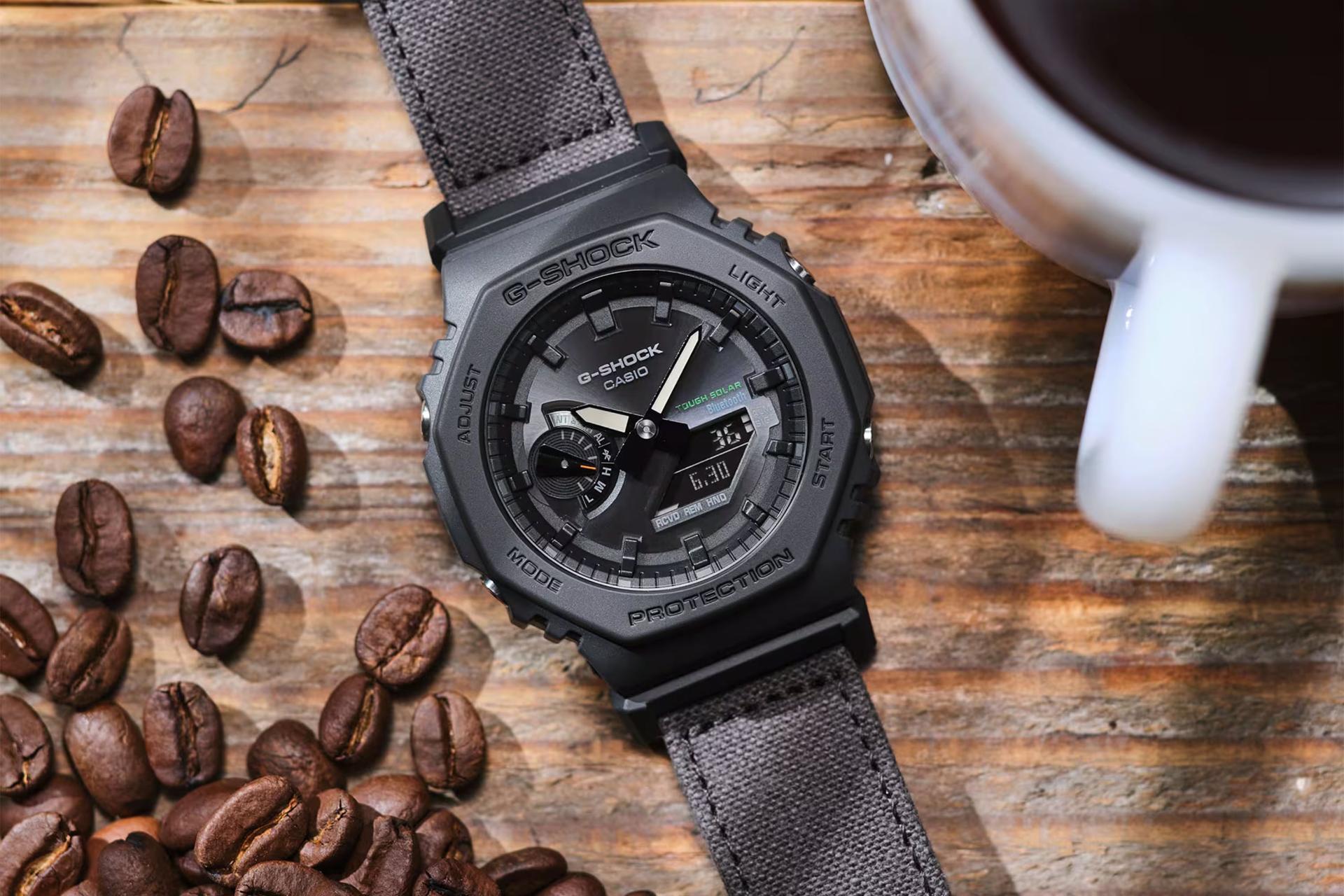 فریم، لوگو و بند ساعت مچی مردانه کاسیو جی شاک GA-B2100CT-1A5