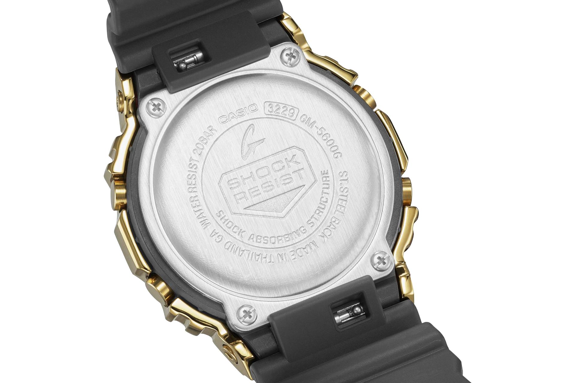 پنل پشت ساعت مچی مردانه کاسیو جی شاک GM-5600G-9