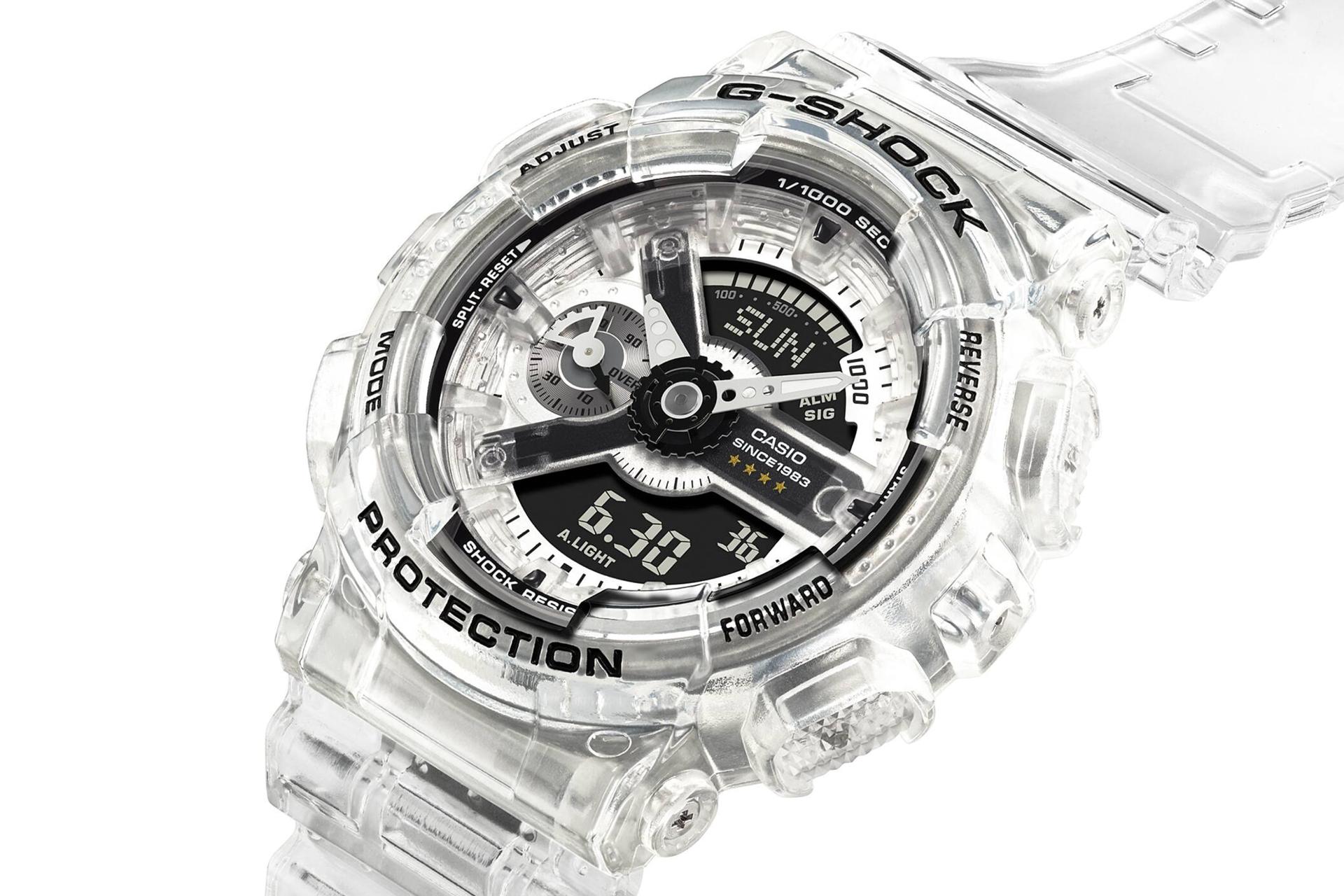 لبه سمت راست ساعت مچی زنانه کاسیو جی شاک GMA-S114RX-7A