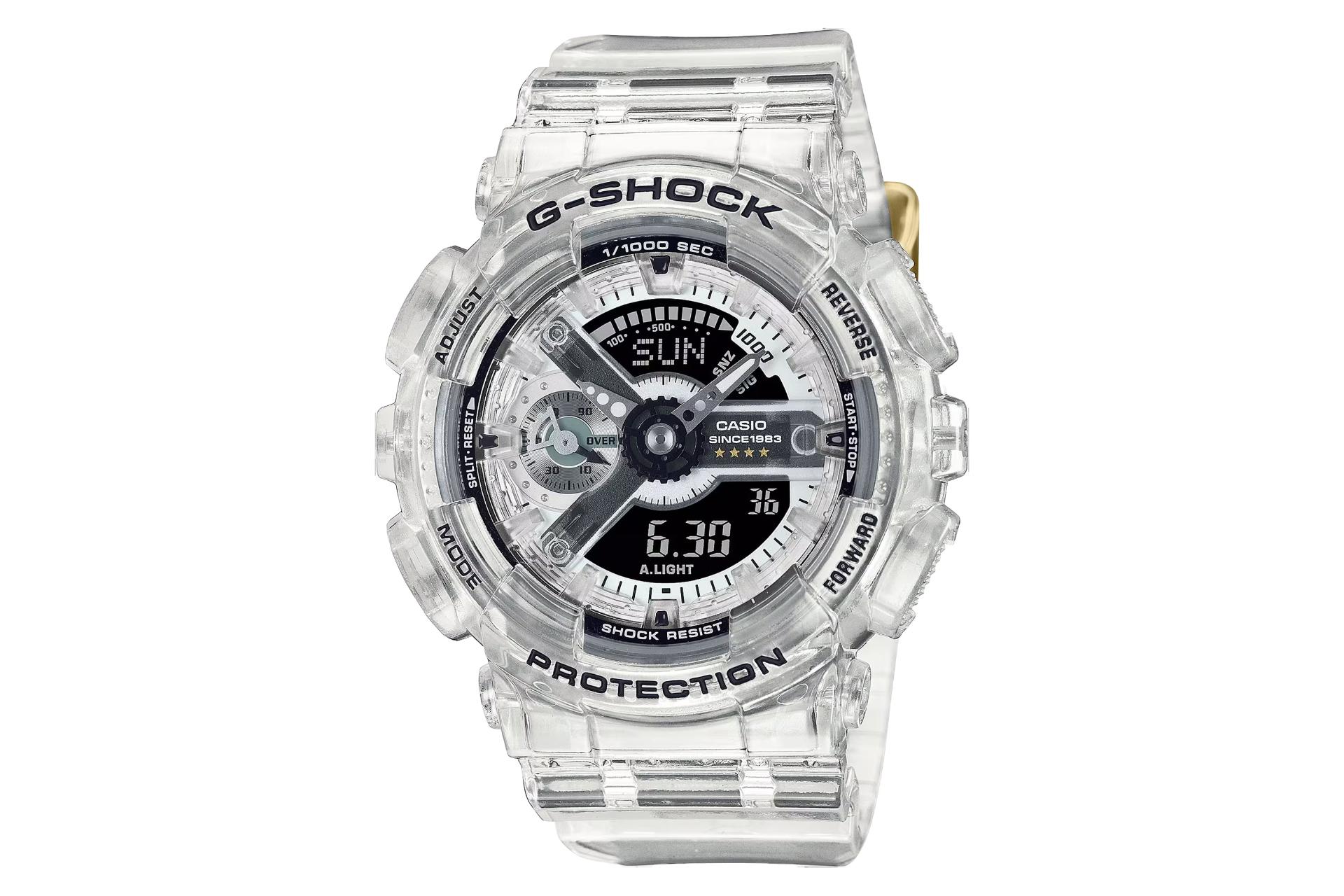 فریم، صفحه و لوگوی ساعت مچی زنانه کاسیو جی شاک GMA-S114RX-7A