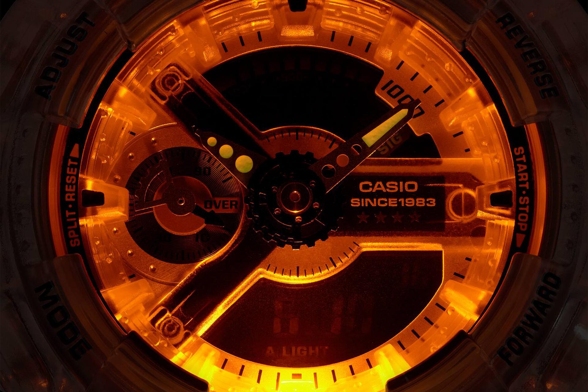 نور شب ساعت مچی زنانه کاسیو جی شاک GMA-S114RX-7A