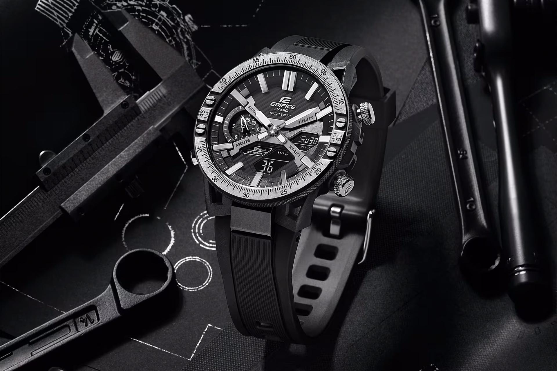 بند و صفحه ساعت مچی مردانه کاسیو Edifice ECB-2000TP-1A