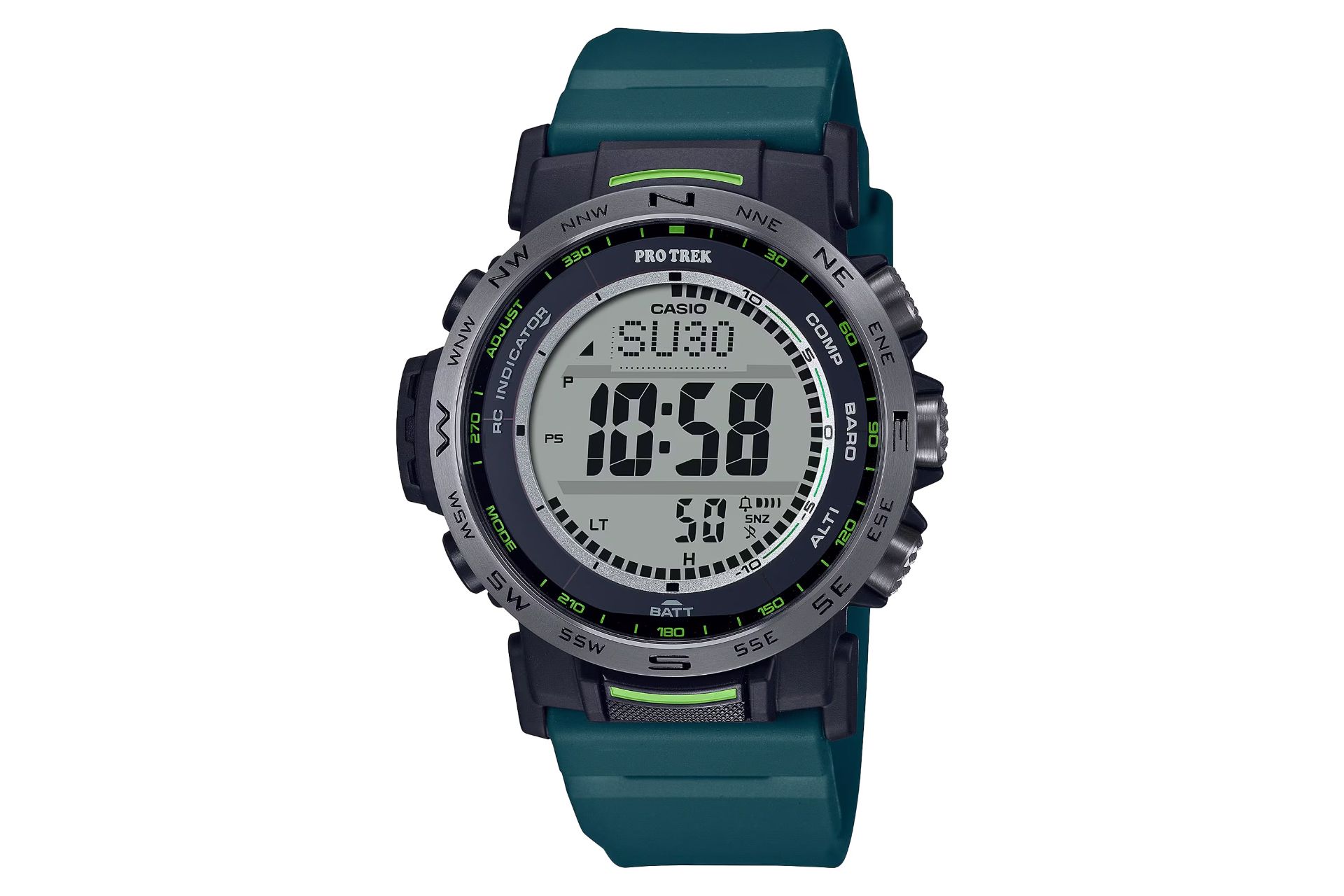 فریم، صفحه و لوگوی ساعت مچی مردانه کاسیو PRO TREK PRW-35Y-3