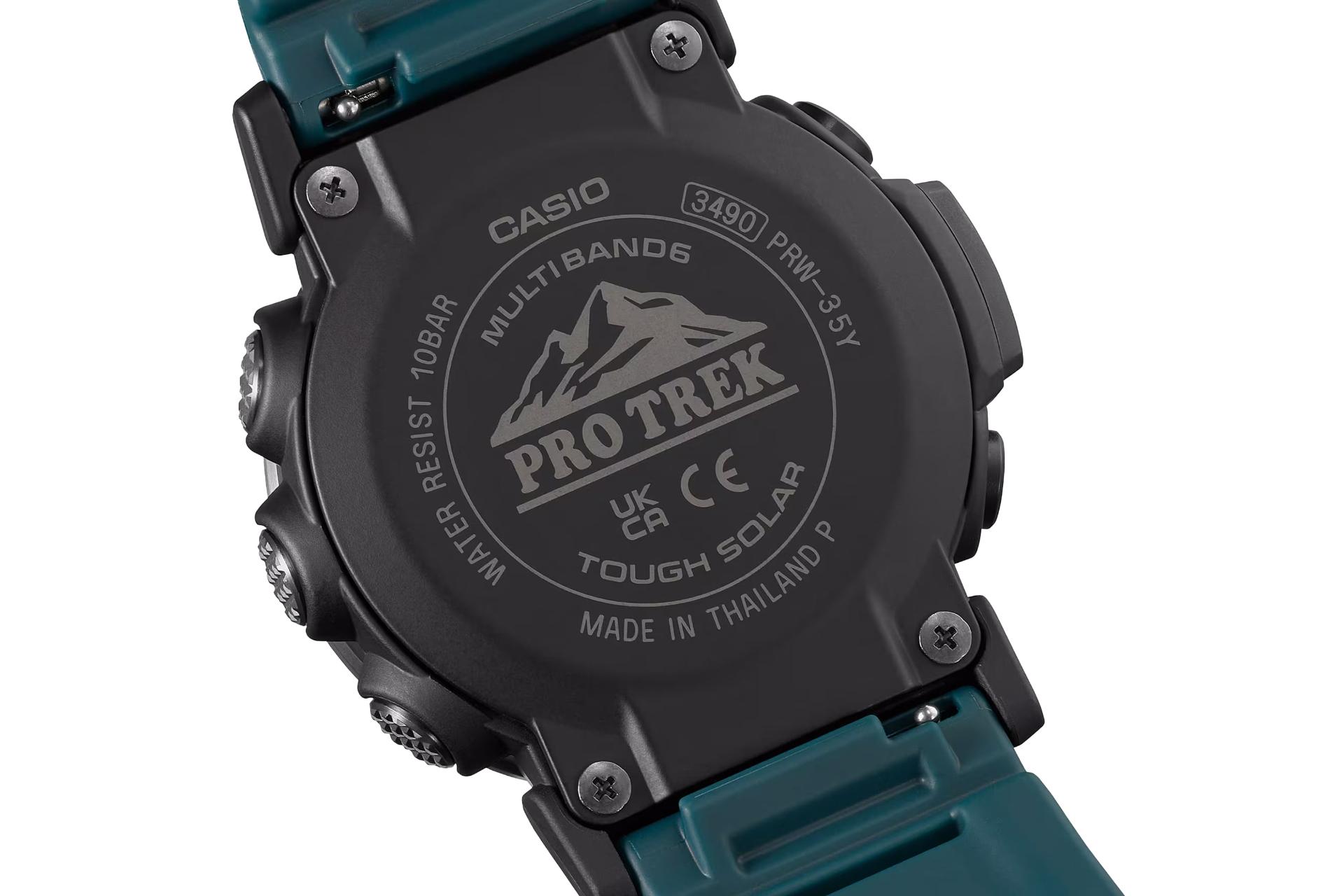 پنل پشت ساعت مچی مردانه کاسیو PRO TREK PRW-35Y-3