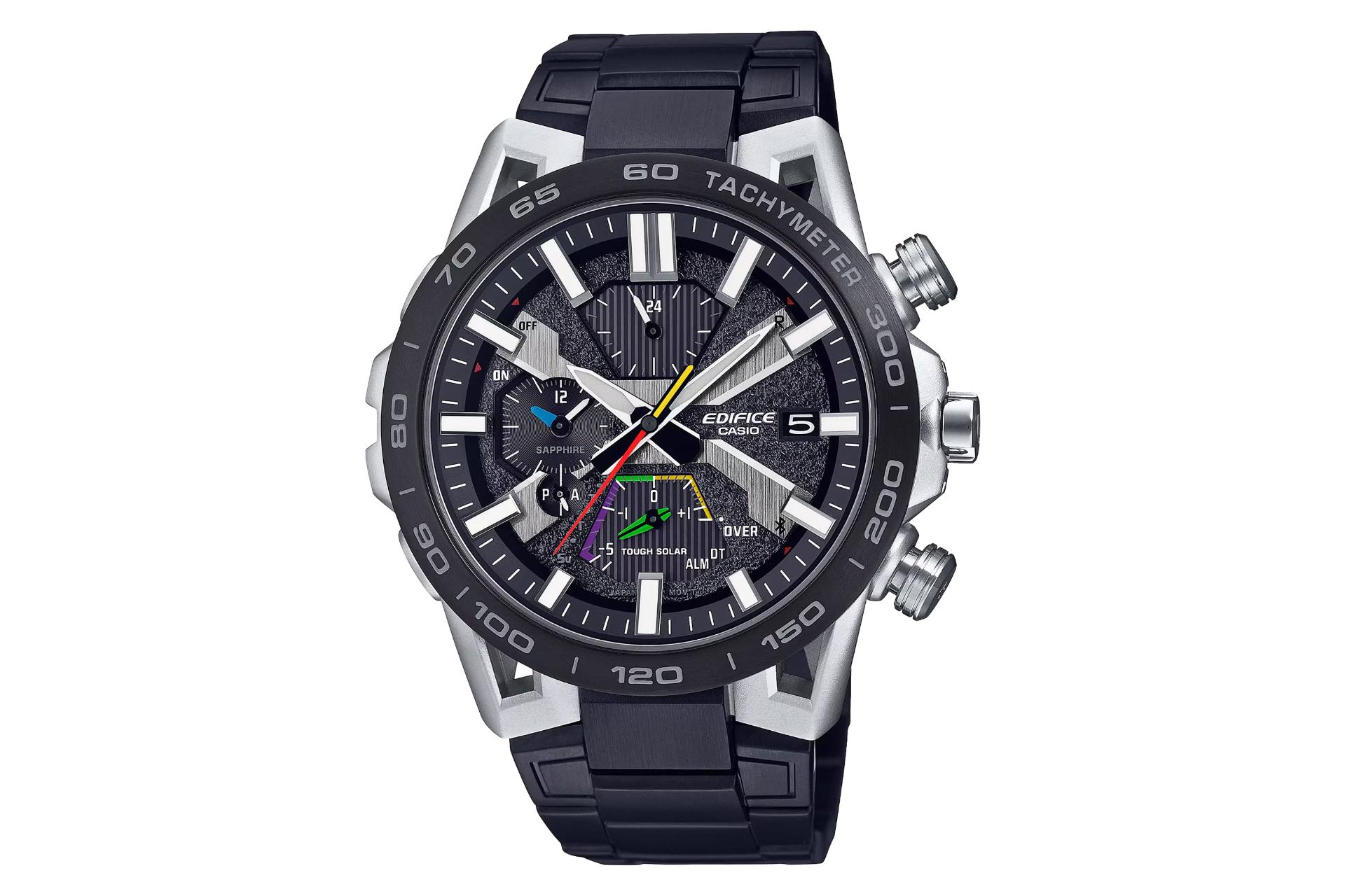 فریم، صفحه و لوگوی ساعت مچی مردانه کاسیو Edifice EQB-2000DC-1A