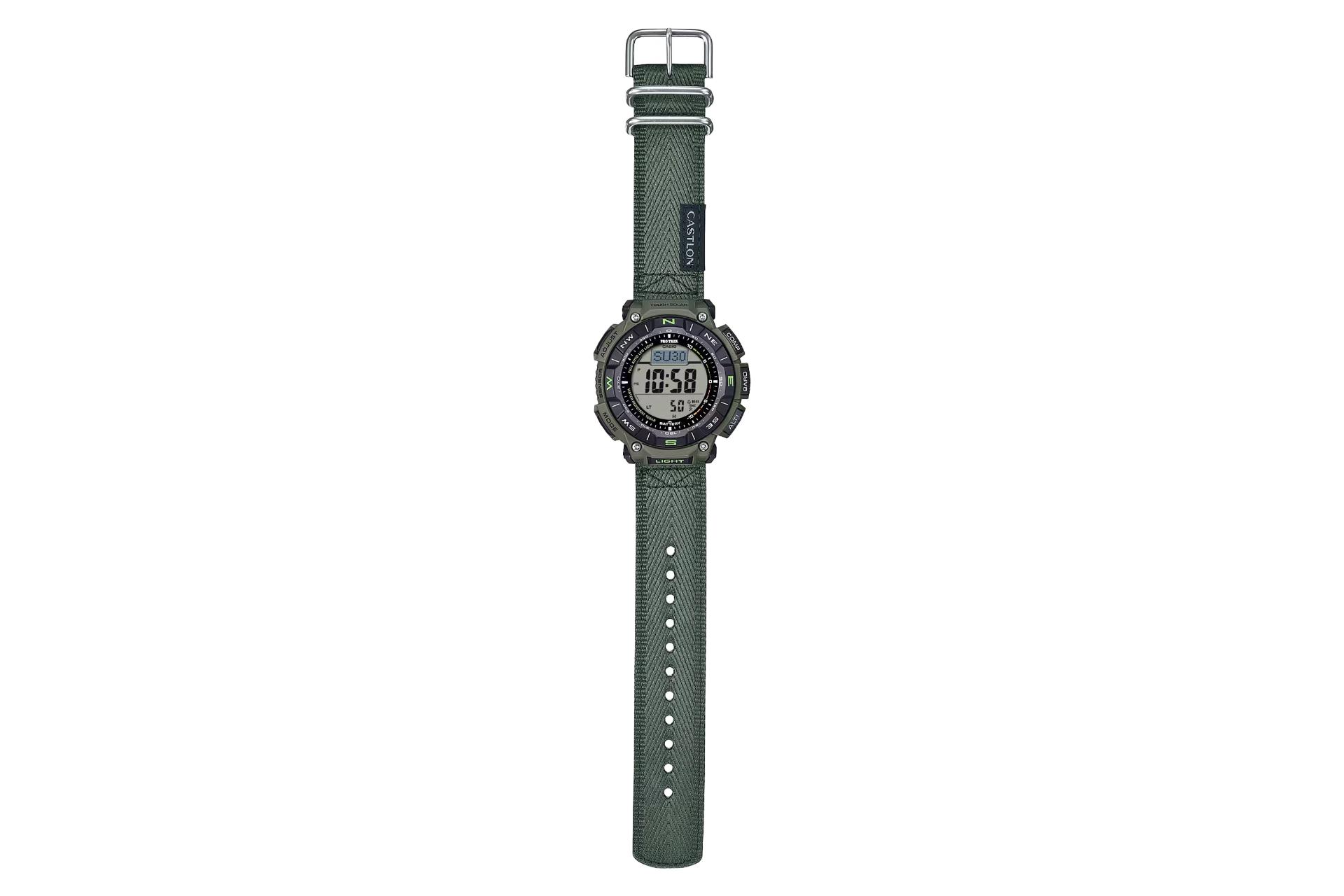 بند، قفل و صفحه ساعت مچی مردانه کاسیو PRO TREK PRG-340B-3