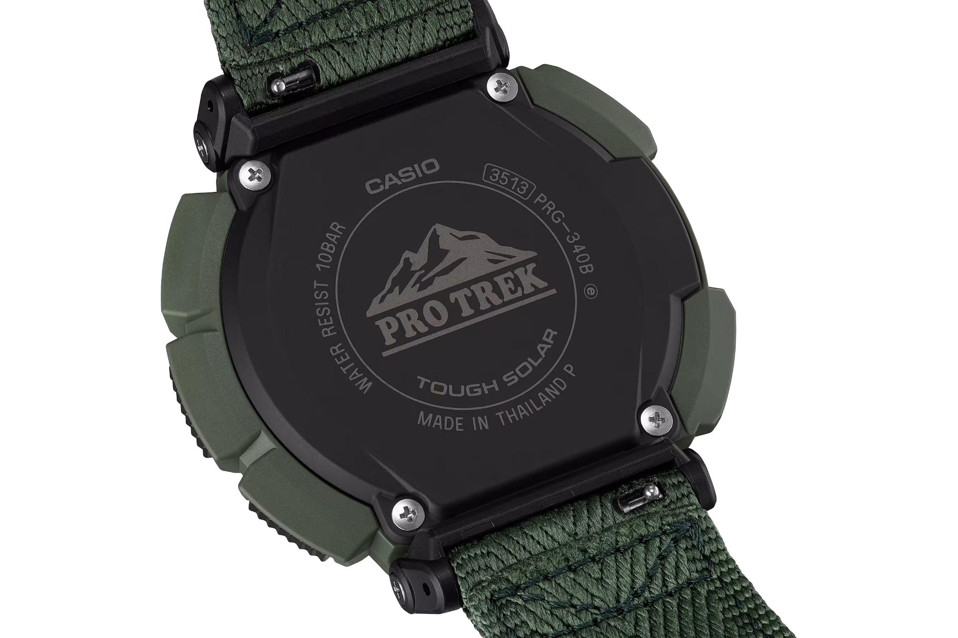 پنل پشت ساعت مچی مردانه کاسیو PRO TREK PRG-340B-3