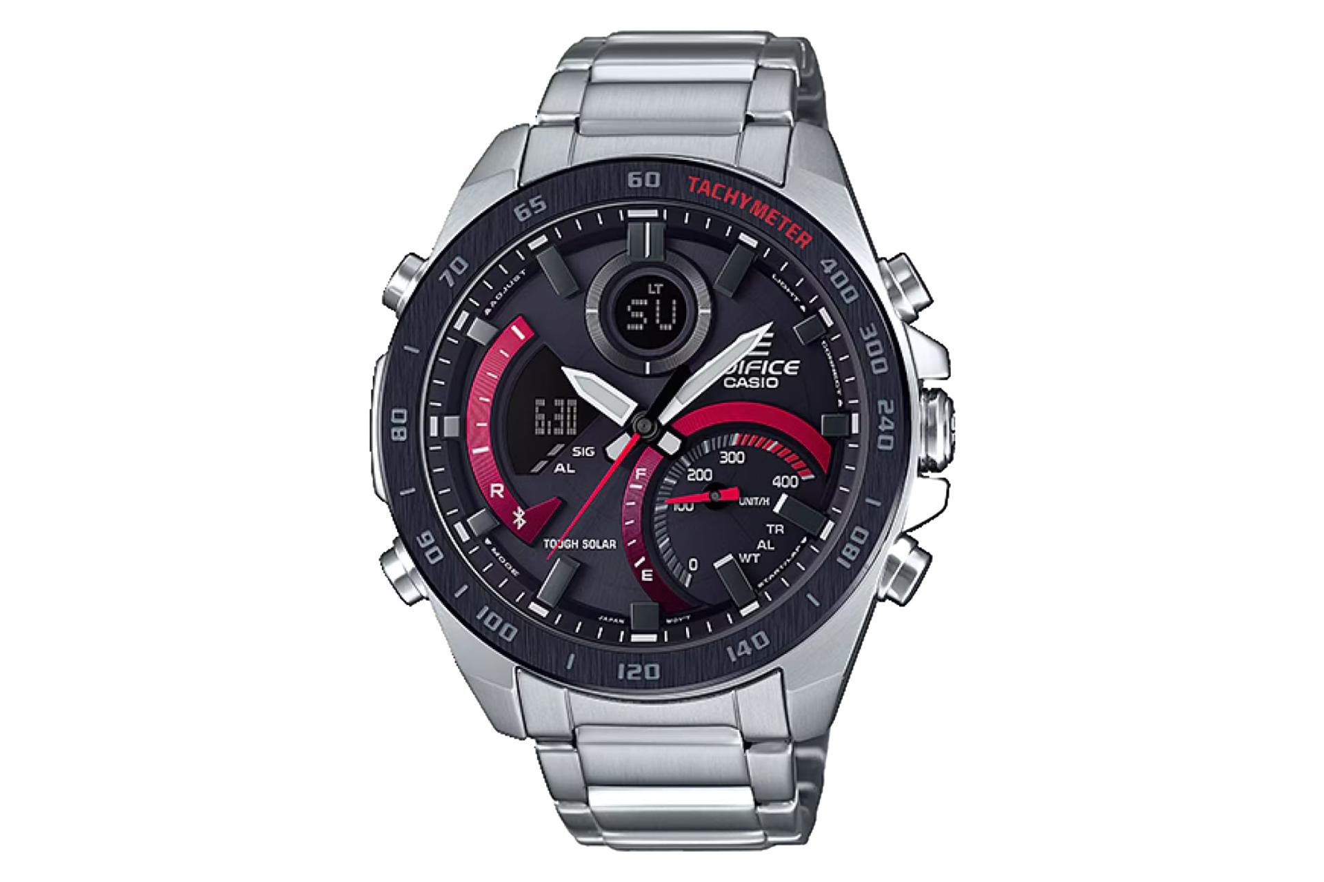 فریم، صفحه و لوگوی ساعت مچی مردانه کاسیو Edifice ECB-900DB-1A