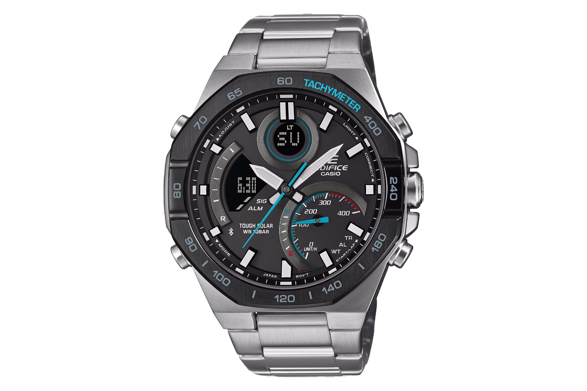 فریم، صفحه و لوگوی ساعت مچی مردانه کاسیو Edifice ECB-950DB-1A