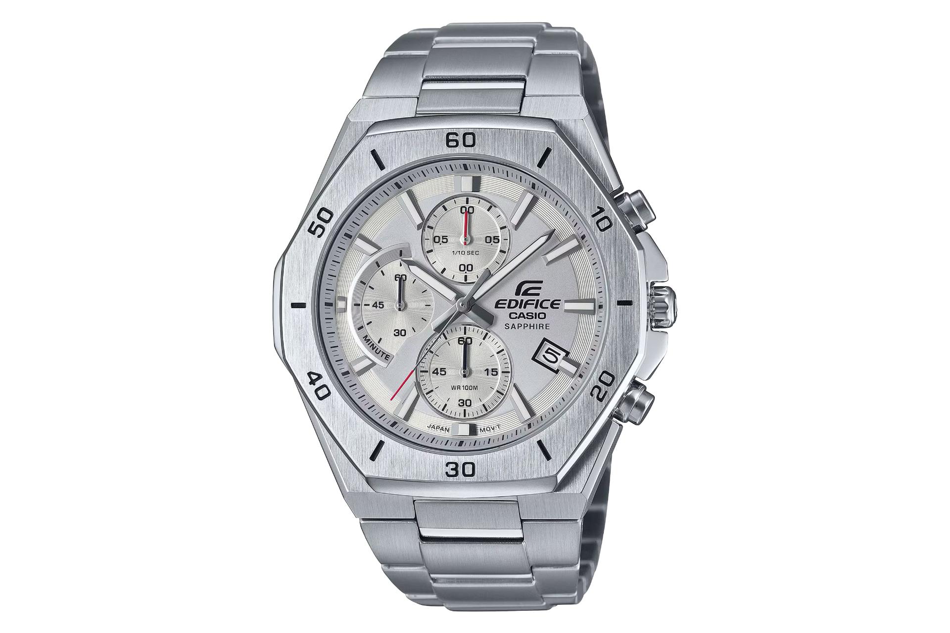 فریم، صفحه و لوگوی ساعت مچی مردانه کاسیو Edifice EFB-680D-7AV