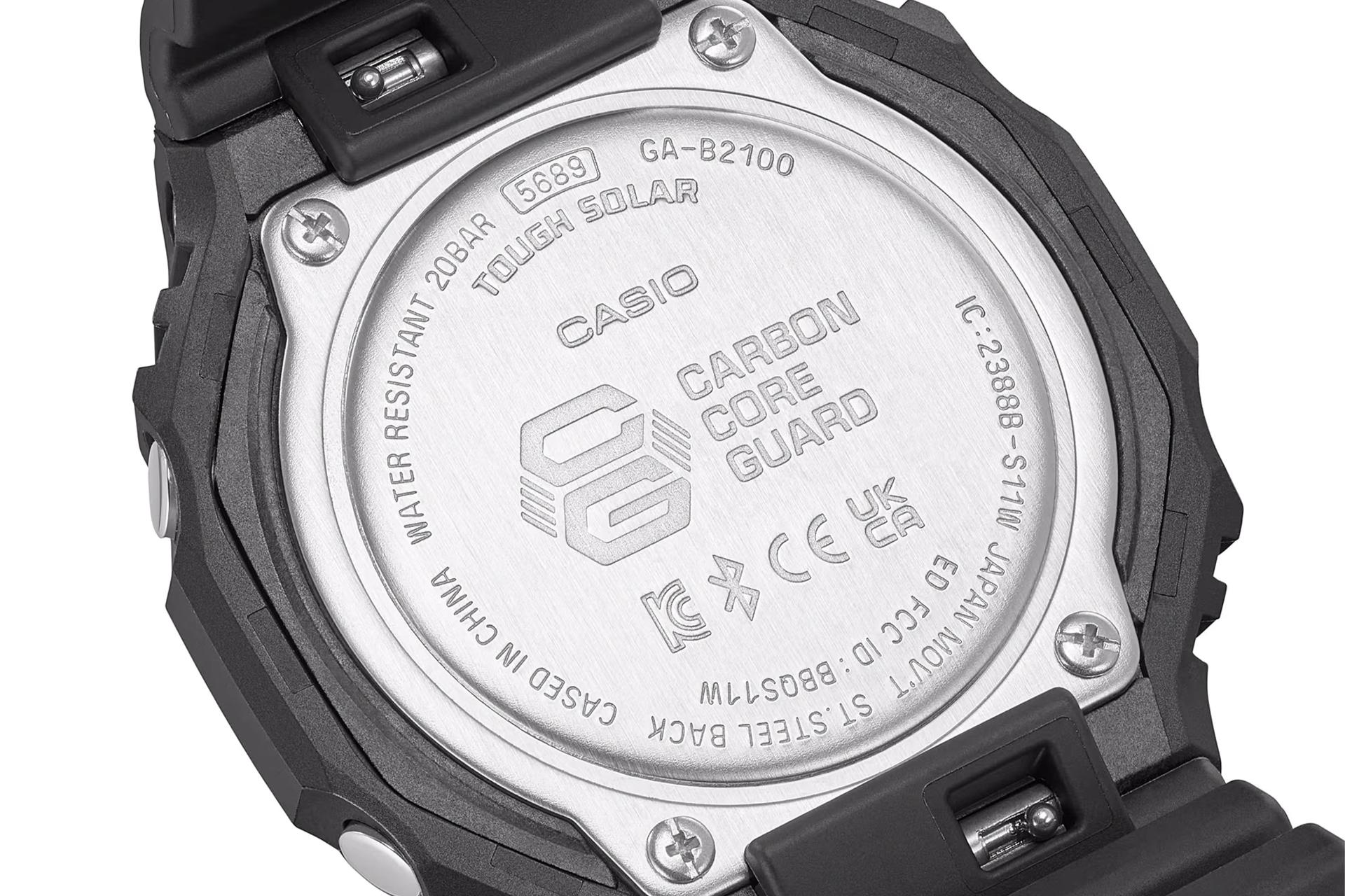 پنل پشت ساعت مچی مردانه کاسیو جی شاک GA-B2100-1A1