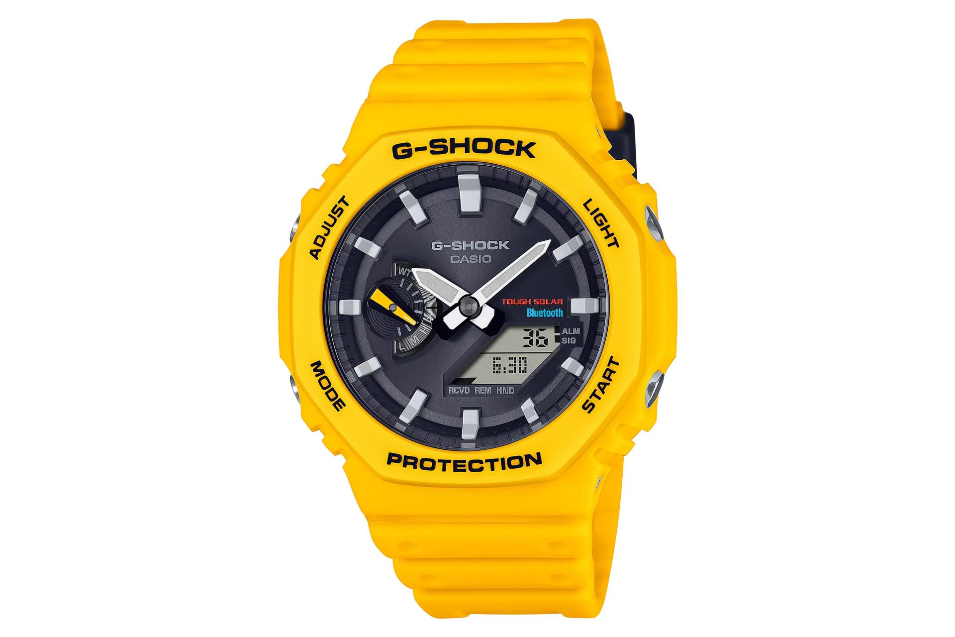 صفحه، فریم و لوگوی ساعت مچی مردانه کاسیو جی شاک GA-B2100C-9A