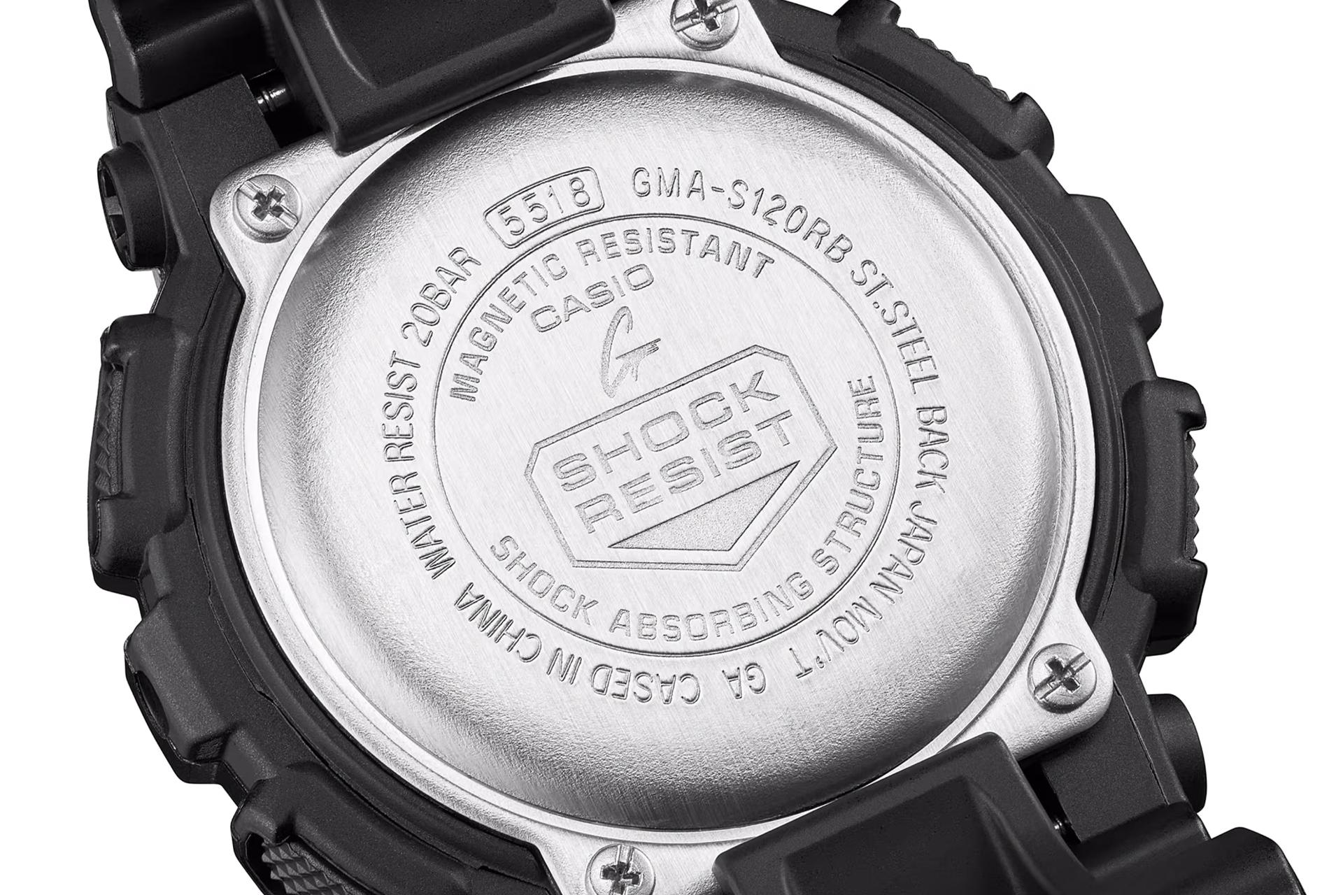 پنل پشت ساعت مچی زنانه کاسیو جی شاک GMA-S120RB-1A