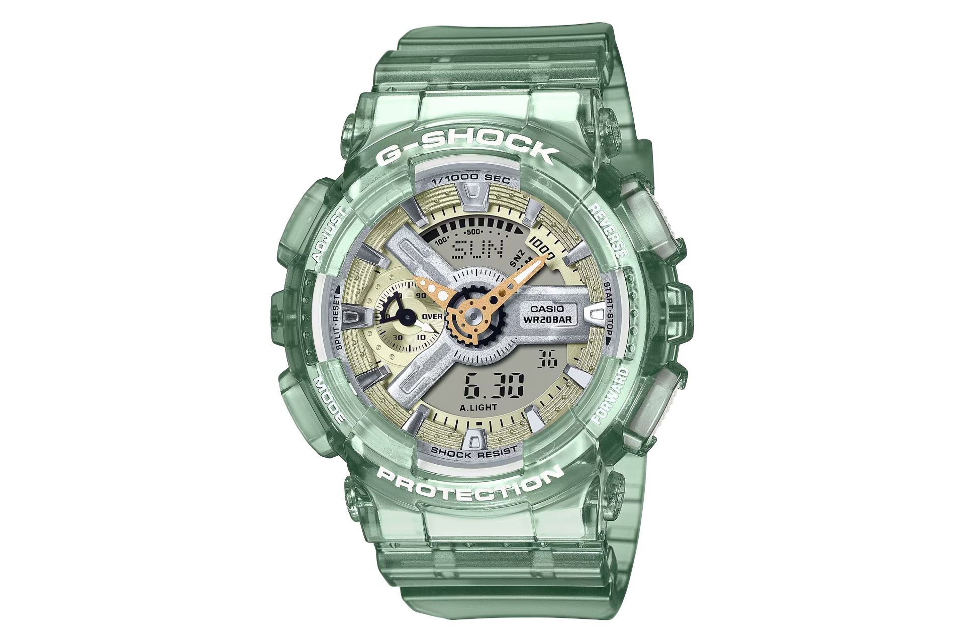 فریم، صفحه و بند ساعت مچی زنانه کاسیو جی شاک GMA-S110GS-3A