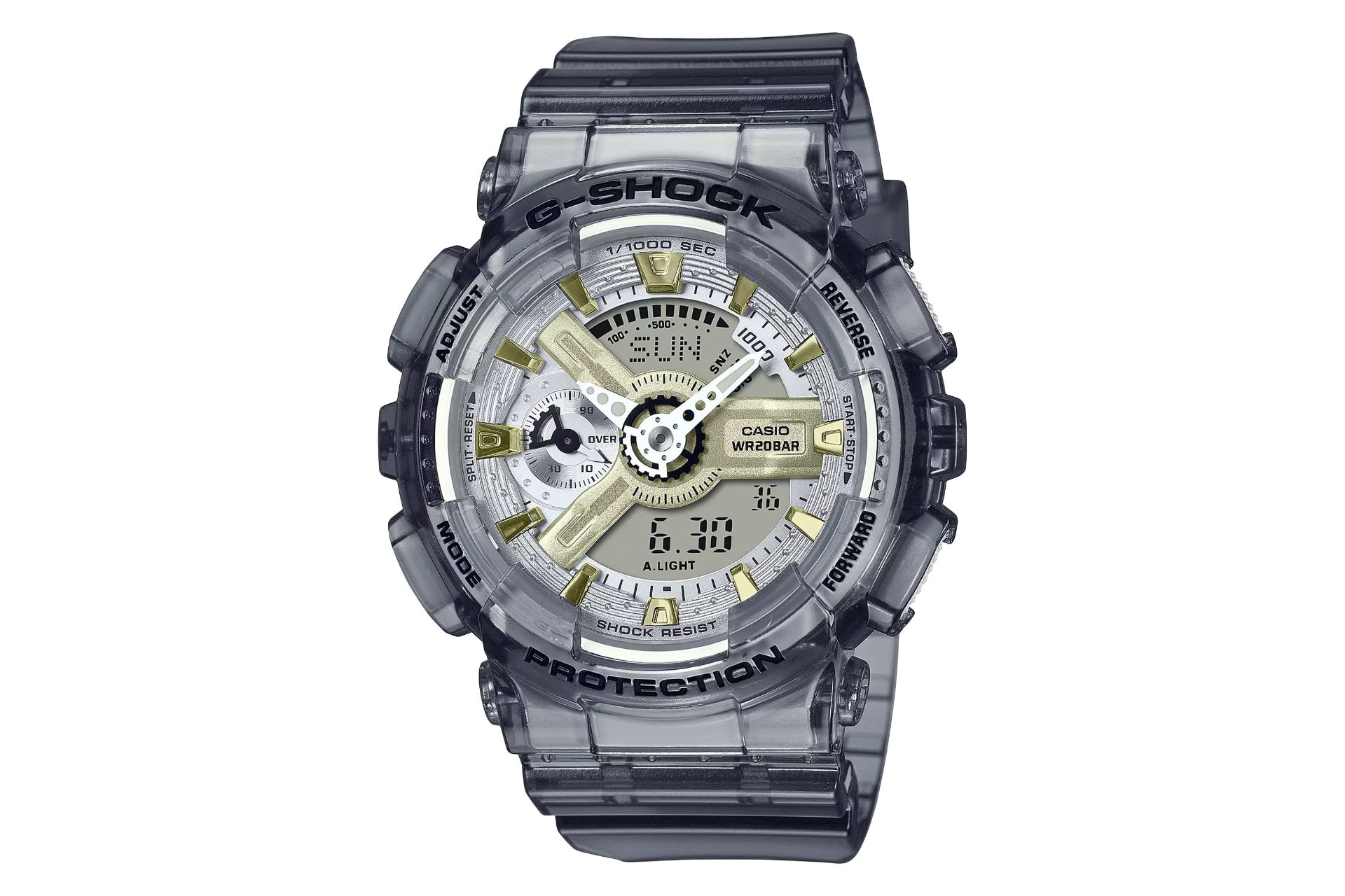 صفحه، فریم و بند ساعت مچی زنانه کاسیو جی شاک GMA-S110GS-8A