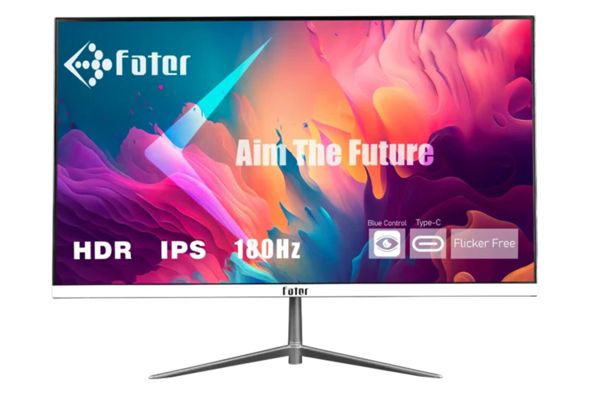 مانیتور فاطر 27 اینچ مدل F27-180W1 نمای روبرو